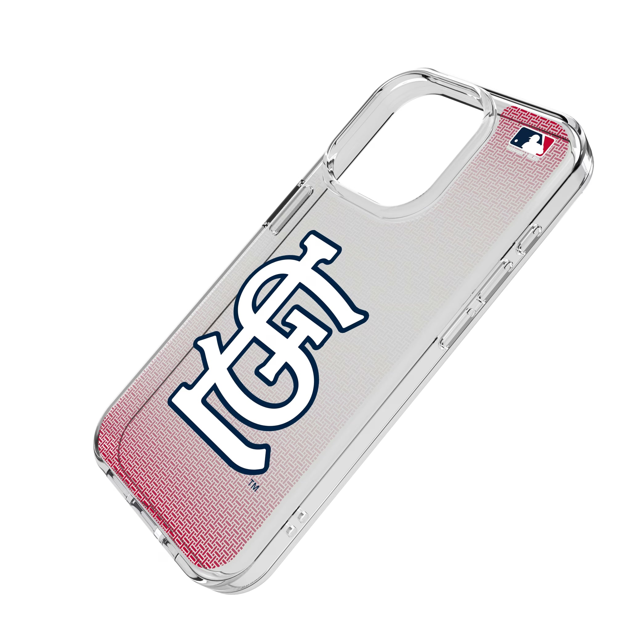 St Louis Cardinals Linen iPhone Clear Phone Case for Apple iPhone - Isometric View