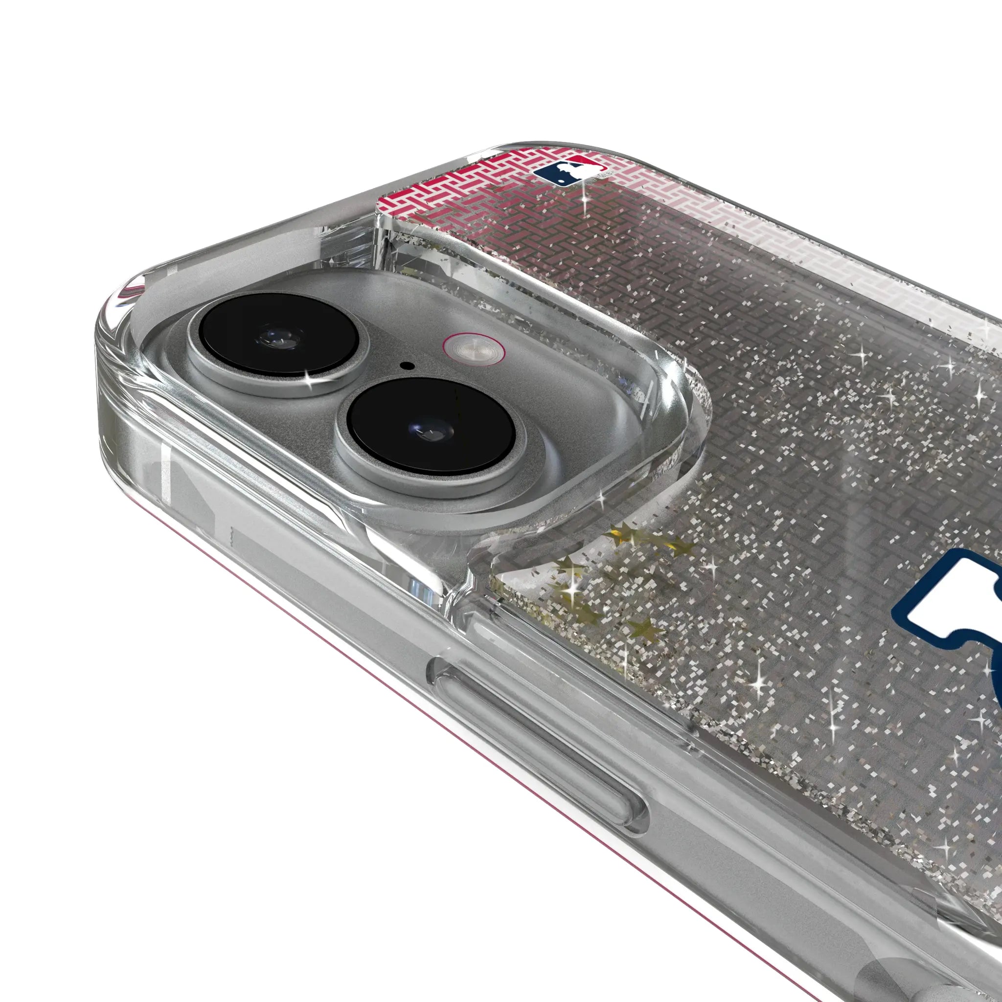 St Louis Cardinals Linen iPhone Glitter Phone Case for Apple iPhone - Detail