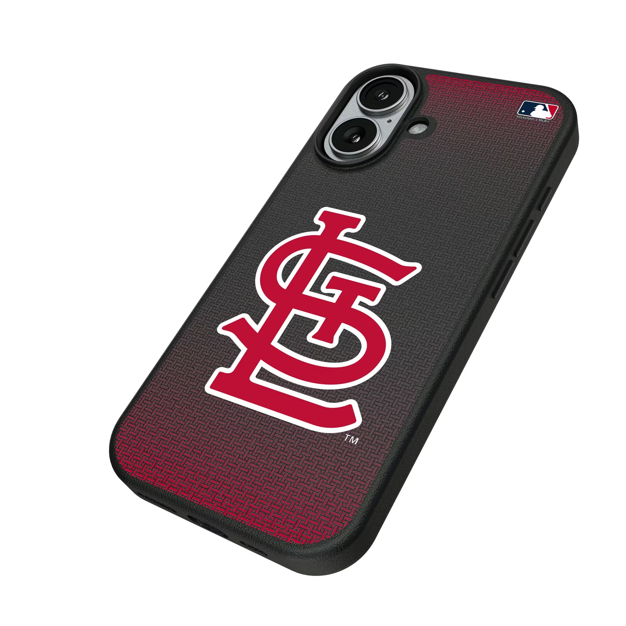 St Louis Cardinals Linen iPhone MagSafe Compatible Phone Case for Apple iPhone - Isometric View#Device_iPhone 17