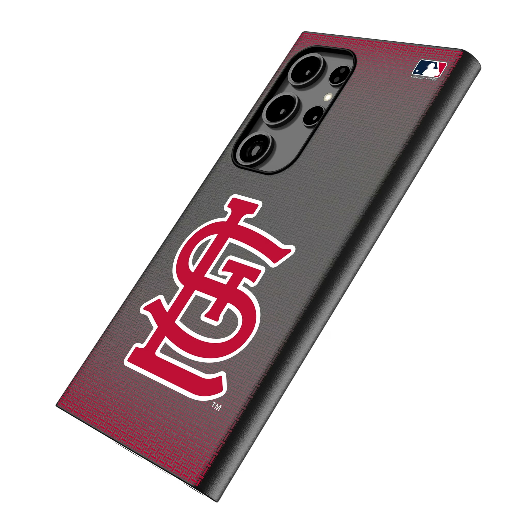 St Louis Cardinals Linen Galaxy MagSafe Compatible Phone Case for Samsung Galaxy - Isometric View