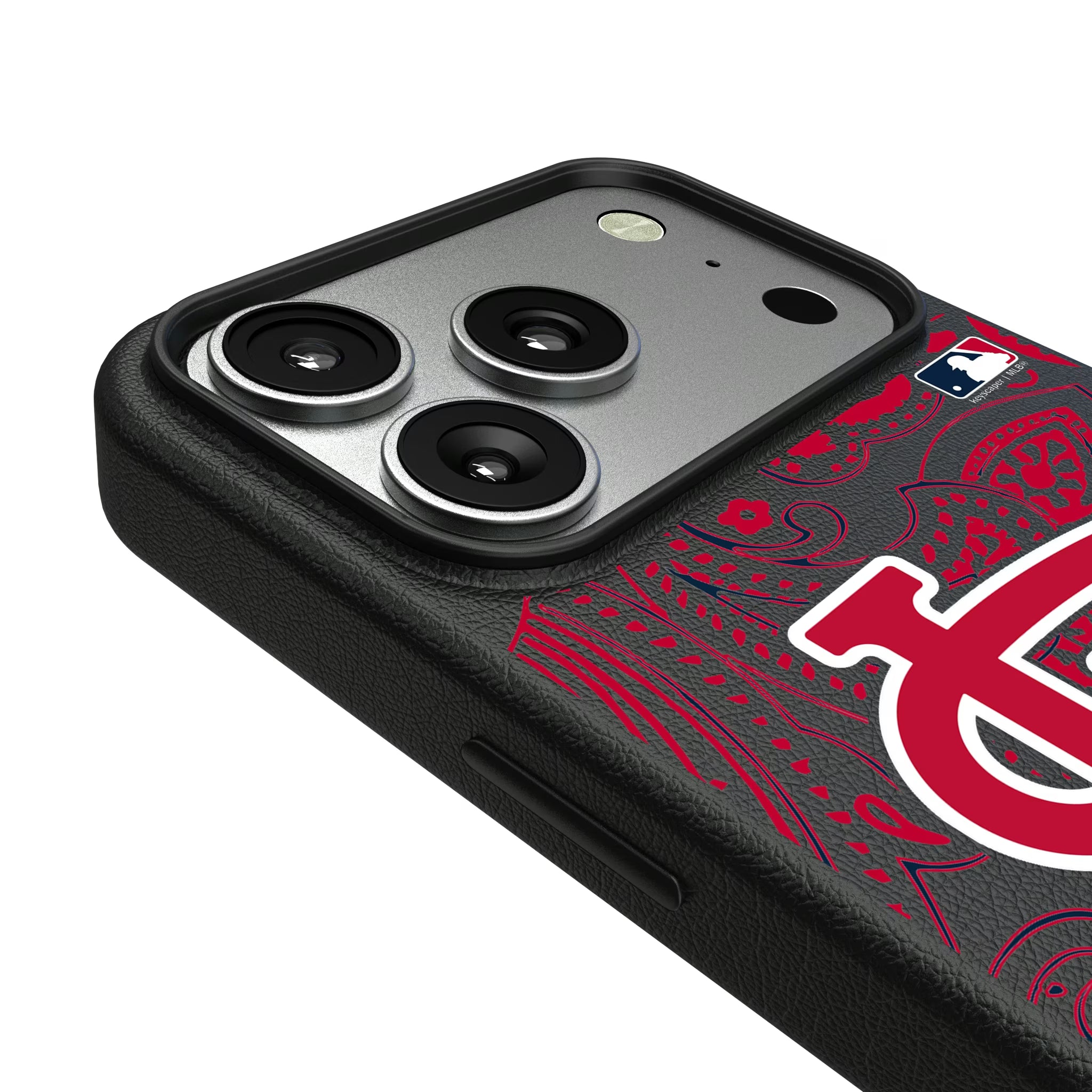 St Louis Cardinals Paisley iPhone MagSafe Compatible Phone Case for Apple iPhone - Detail#Device_iPhone 17 Pro
