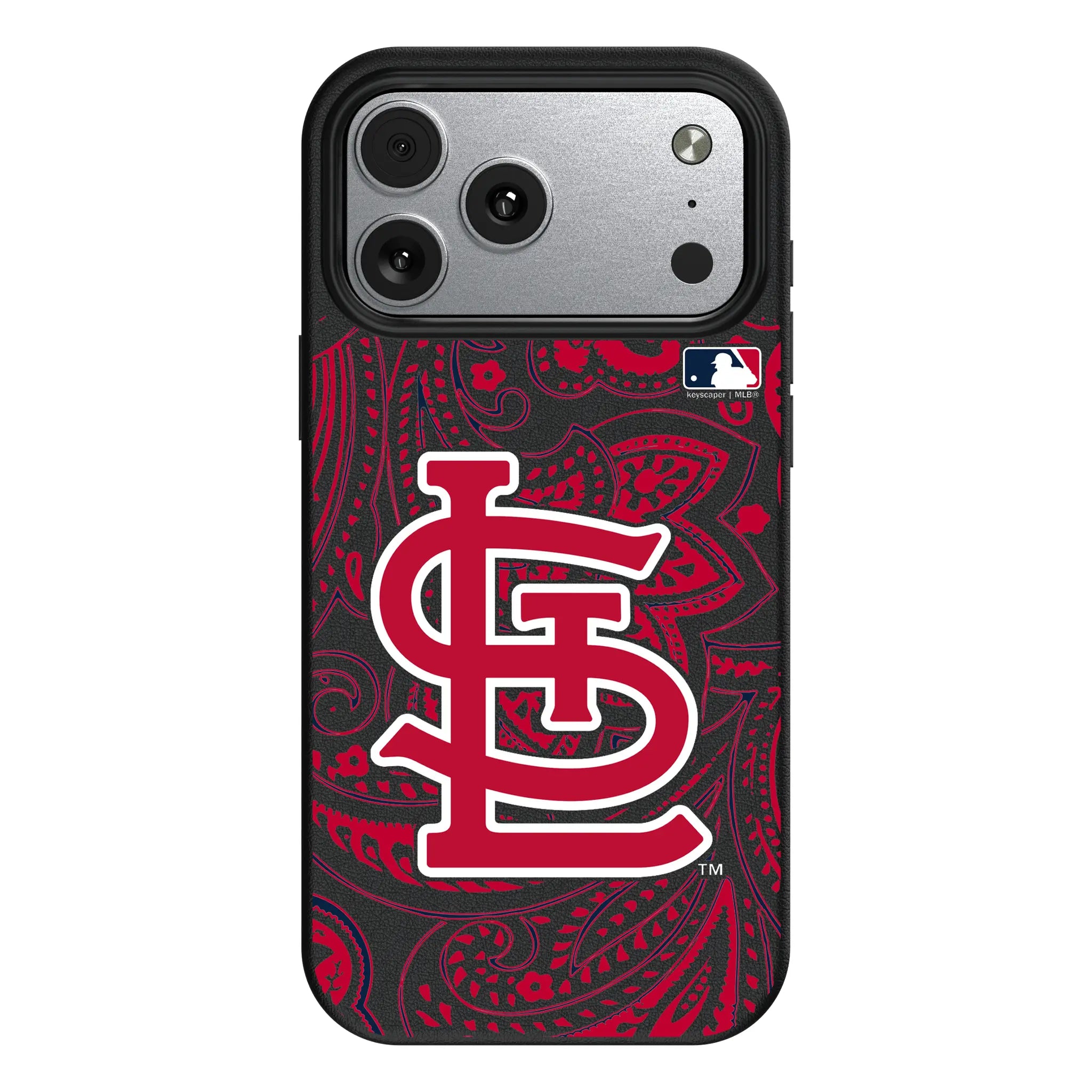St Louis Cardinals Paisley iPhone MagSafe Compatible Phone Case for Apple iPhone#Device_iPhone 17 Pro Max