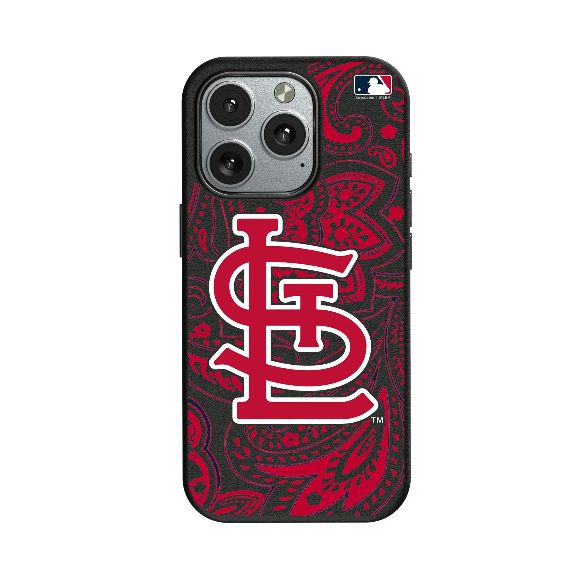 St Louis Cardinals Paisley iPhone MagSafe Compatible Phone Case for Apple iPhone