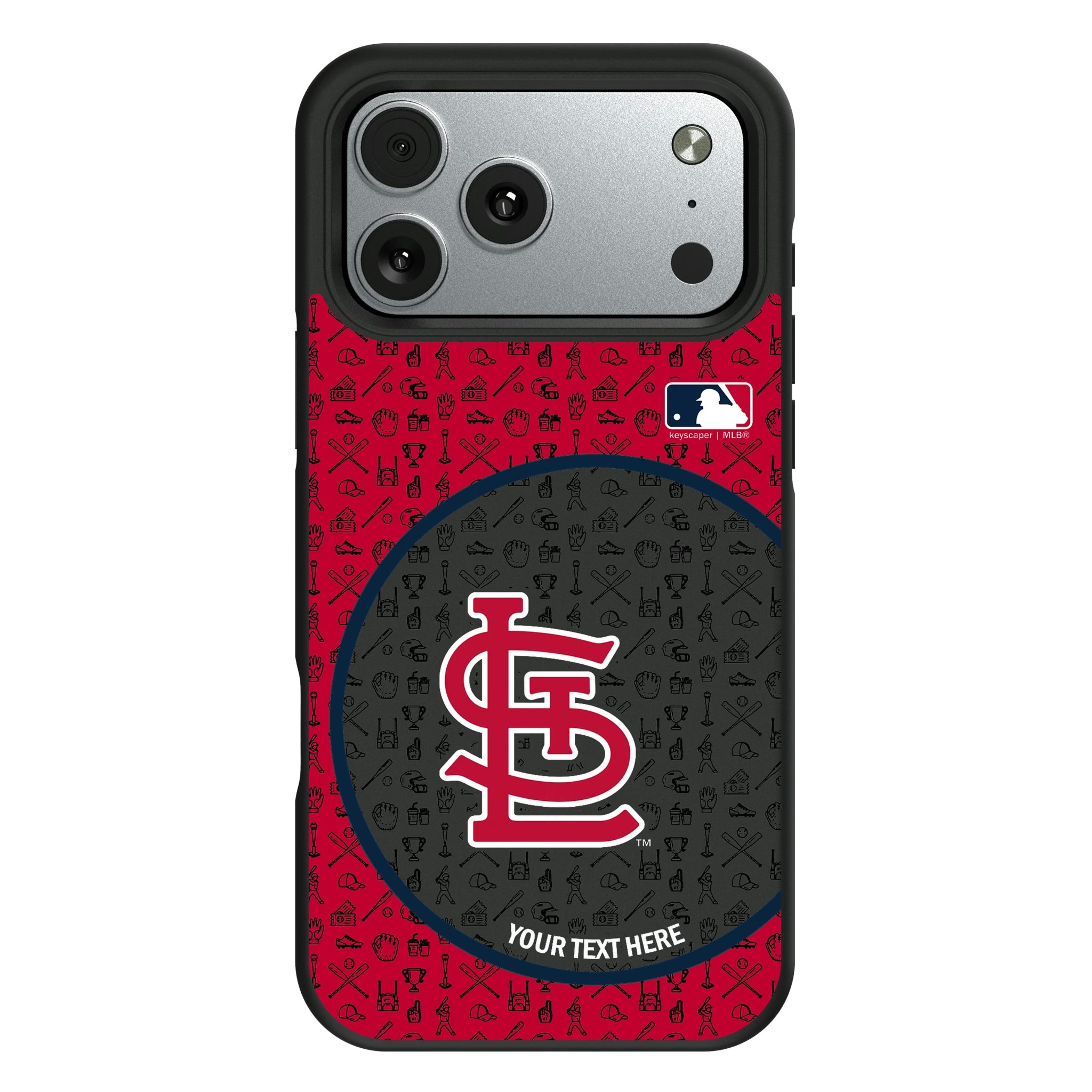 St Louis Cardinals Personalized Circle iPhone Bump Phone Case for Apple iPhone#Device_iPhone 17 Pro Max