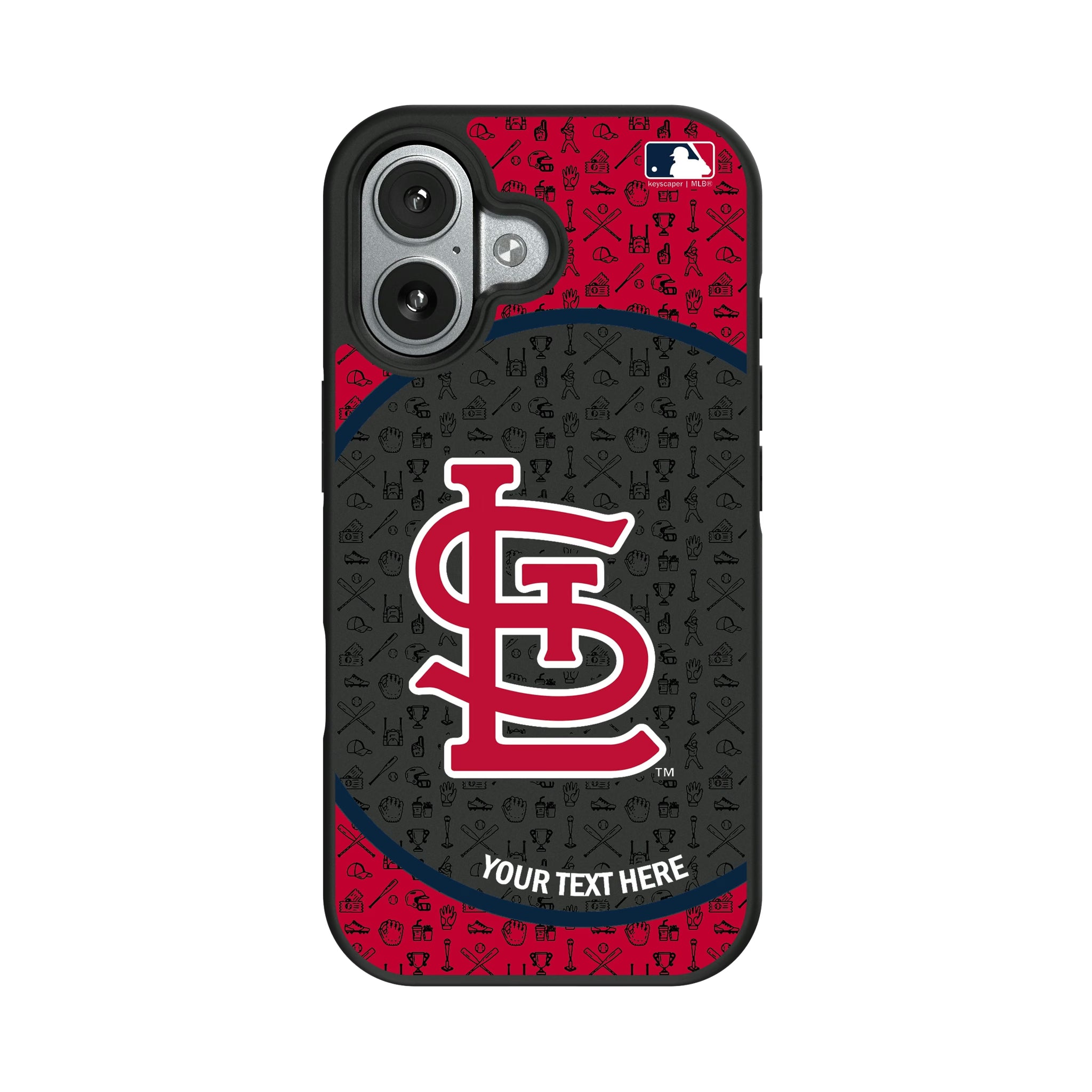 St Louis Cardinals Personalized Circle iPhone Bump Phone Case for Apple iPhone#Device_iPhone 17