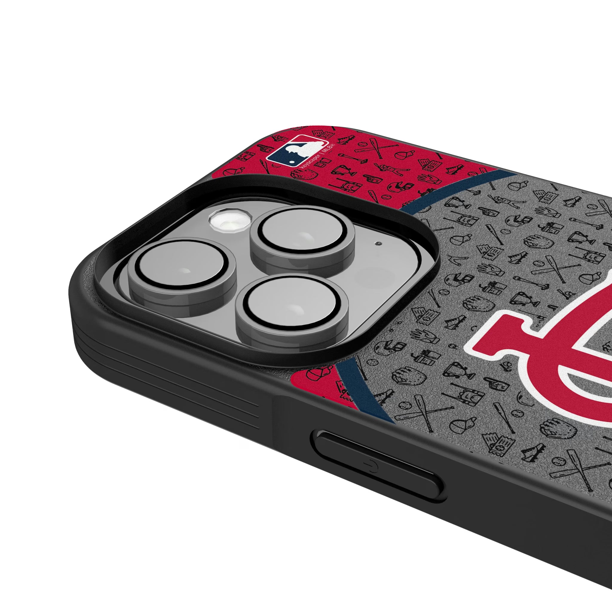 St Louis Cardinals Personalized Circle iPhone Bump Phone Case for Apple iPhone - Detail