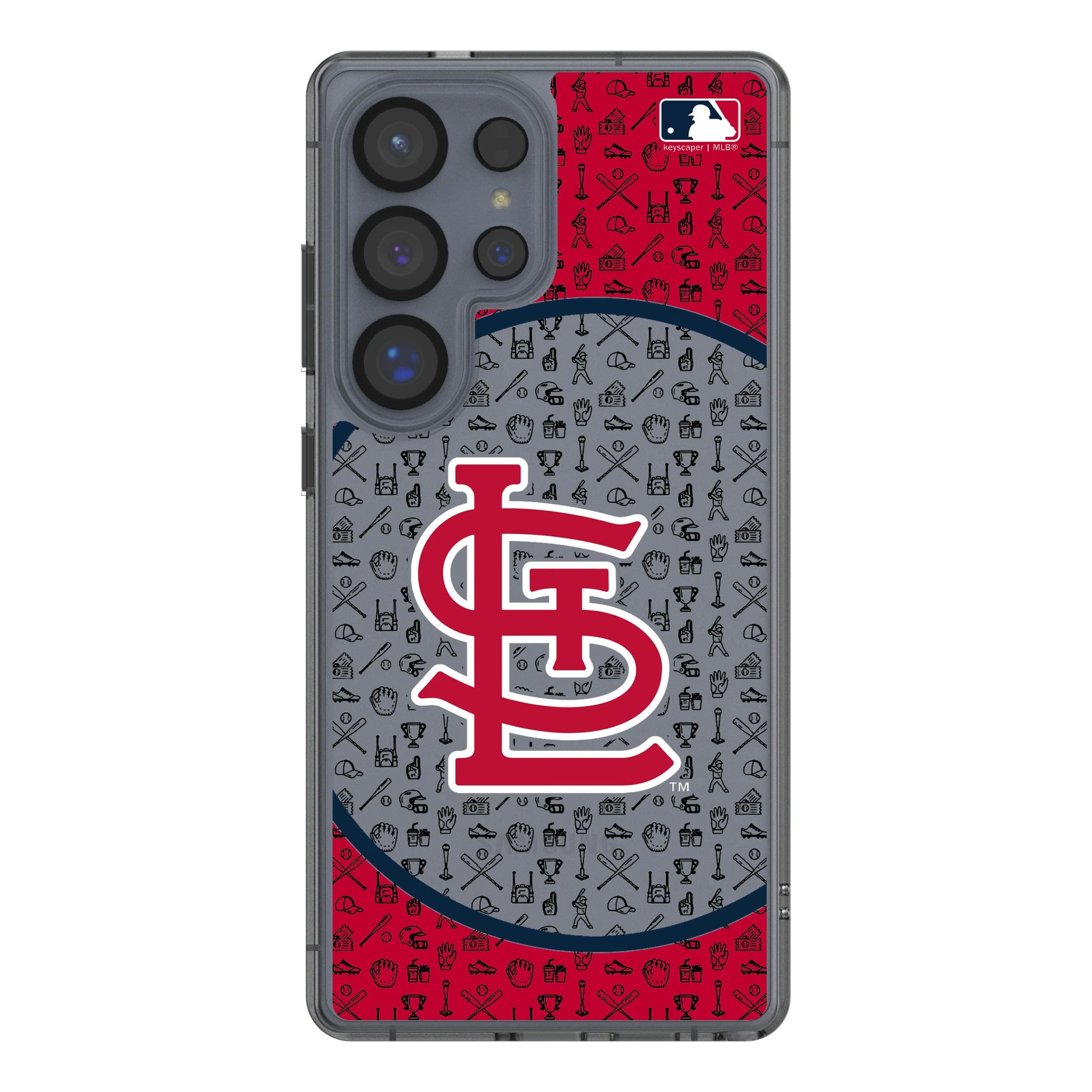 St Louis Cardinals Personalized Circle Galaxy Clear Phone Case for Samsung Galaxy