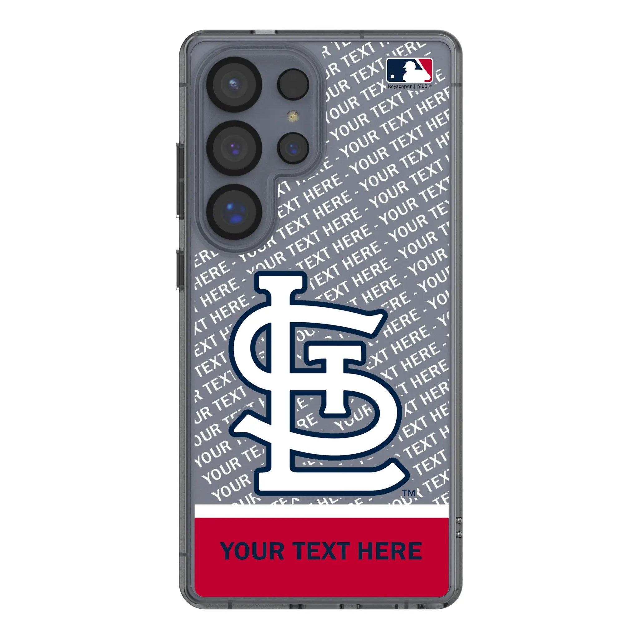 St Louis Cardinals Personalized EndZone Plus Galaxy Clear Phone Case for Samsung Galaxy#Device_Galaxy S25 Ultra