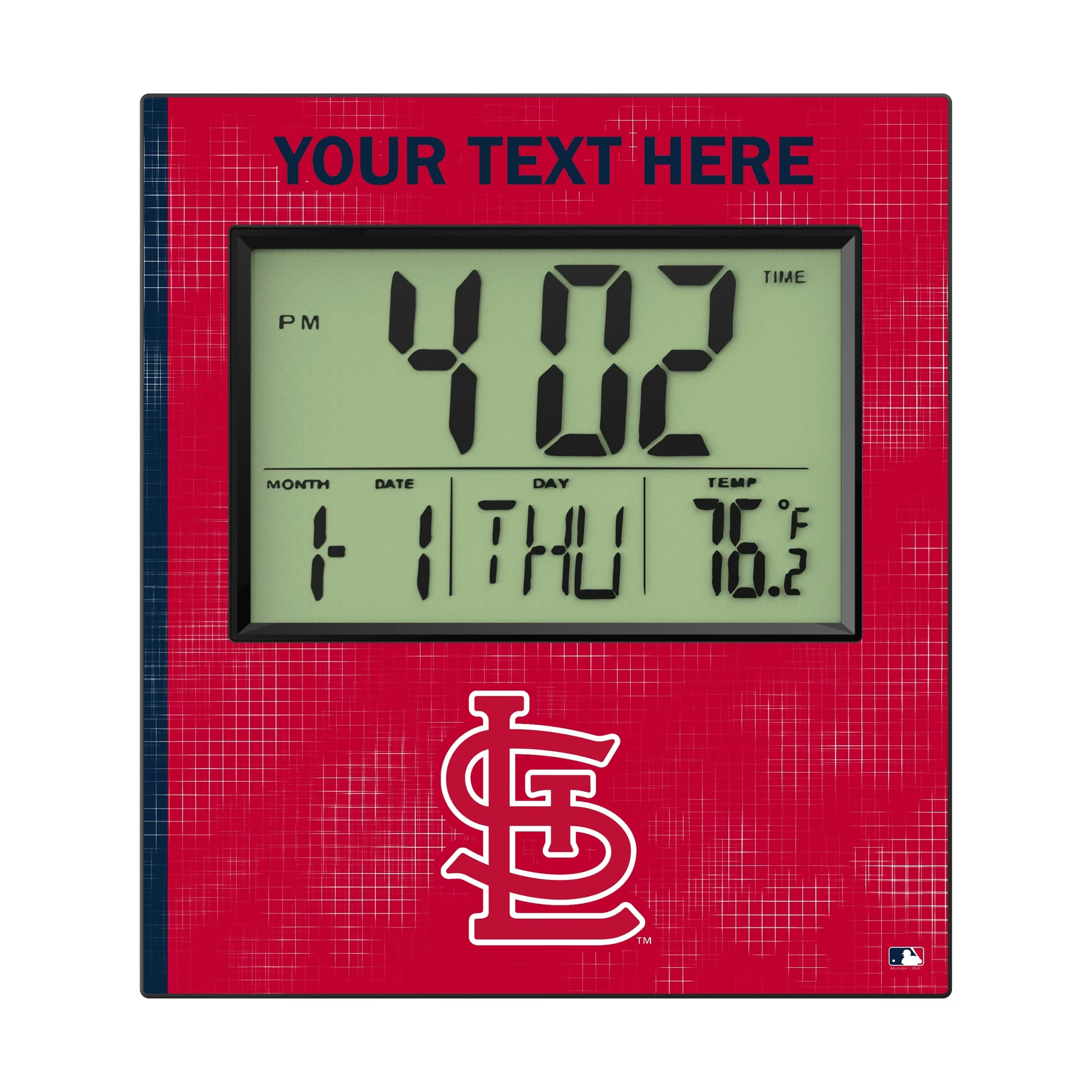 St Louis Cardinals Personalized Hatch Wall Clock