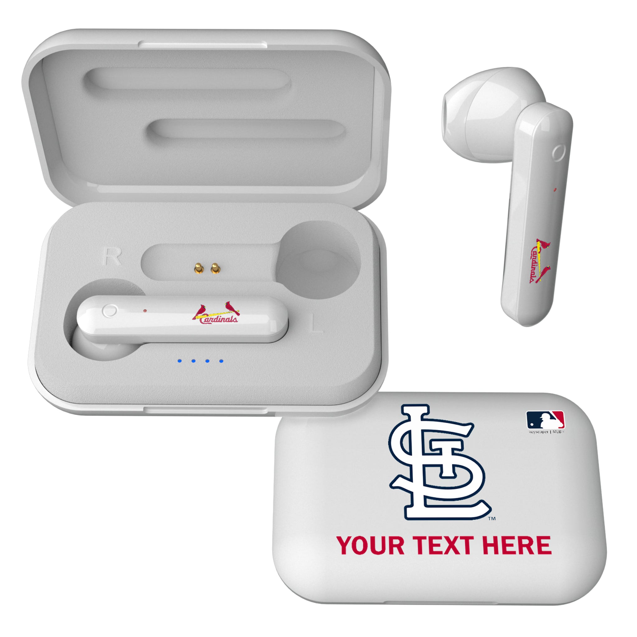 St Louis Cardinals Personalized Insignia Wireless TWS Earbuds