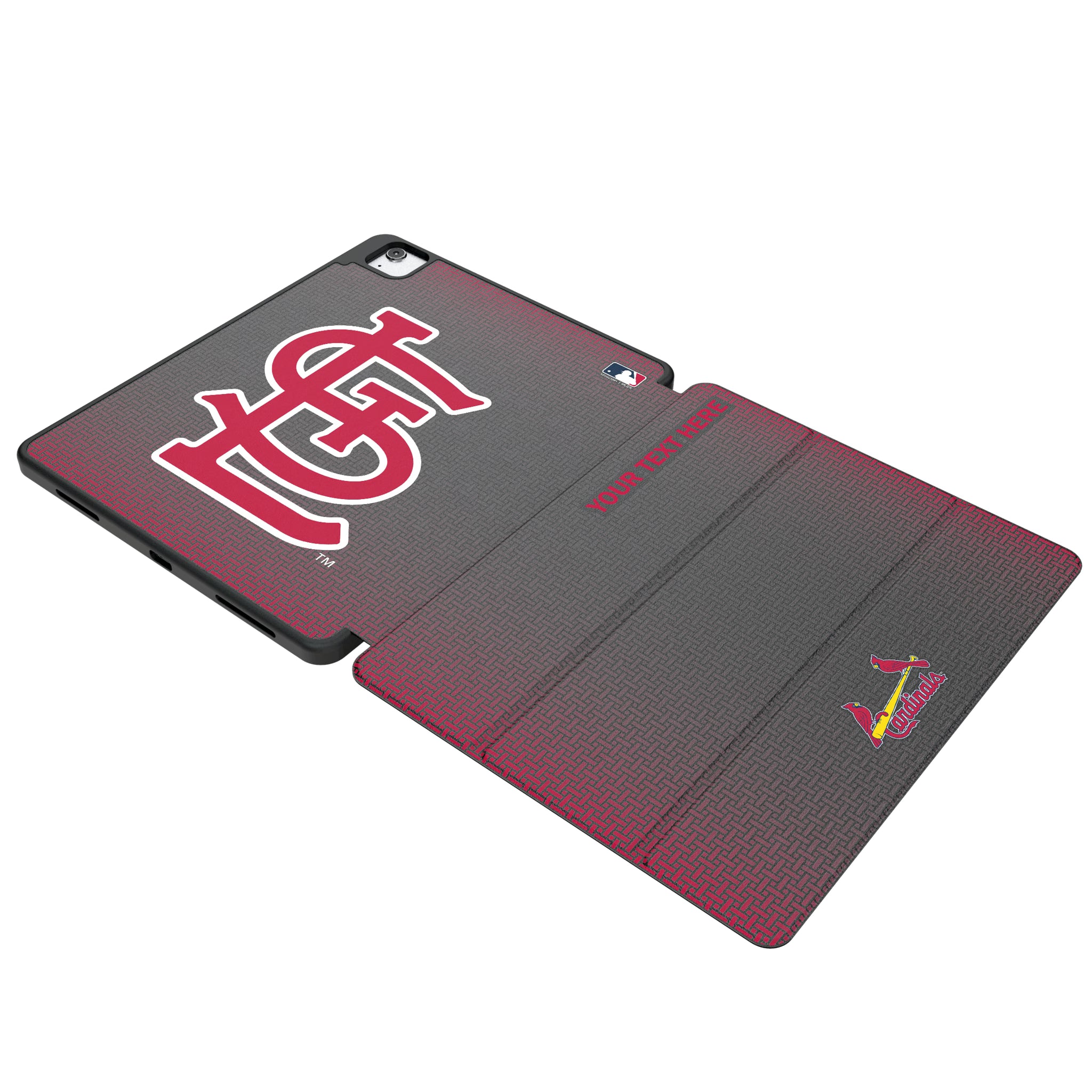 St Louis Cardinals Personalized Linen iPad Tablet Case for Apple iPad