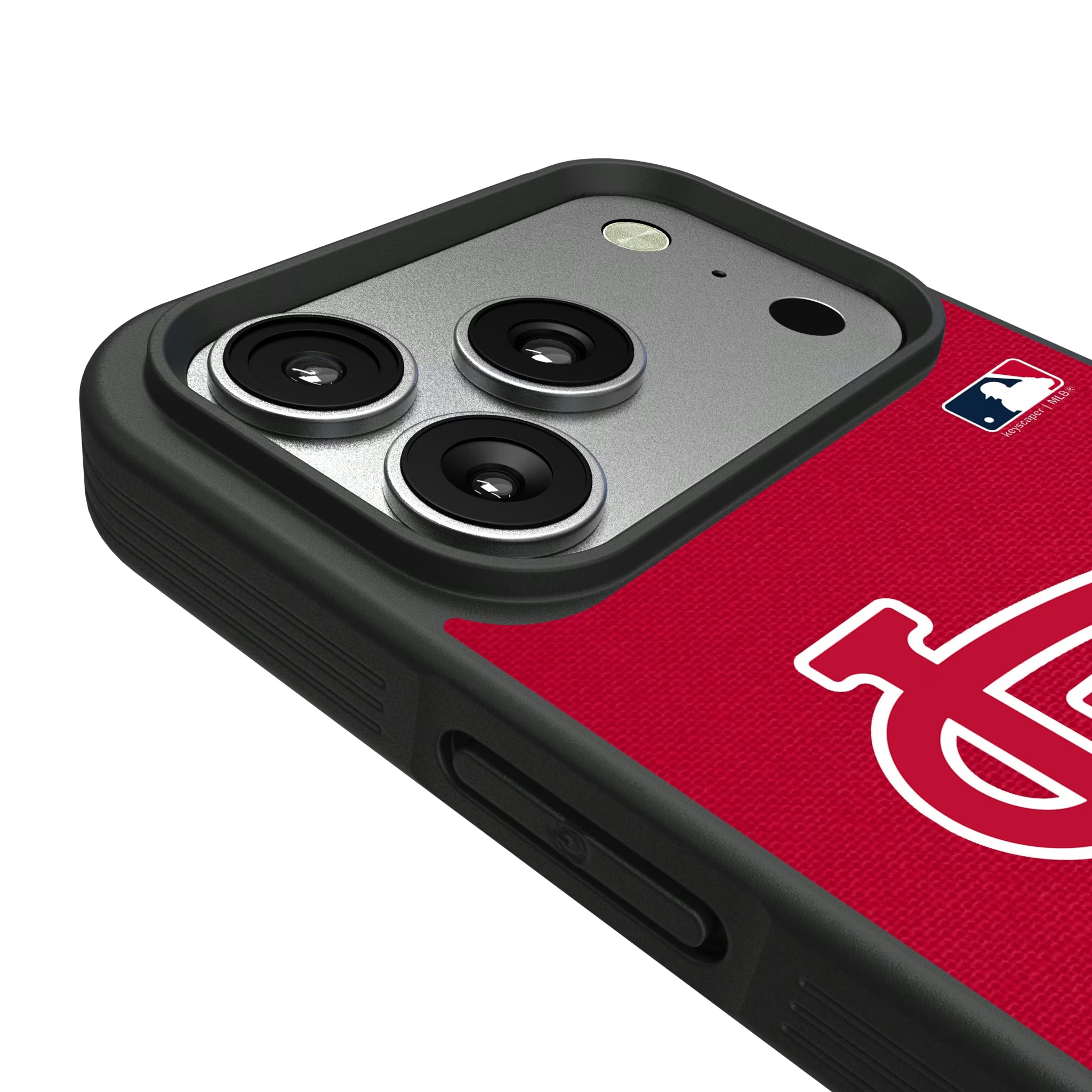 St Louis Cardinals Personalized Stripe iPhone Bump Phone Case for Apple iPhone - Detail#Device_iPhone 17 Pro