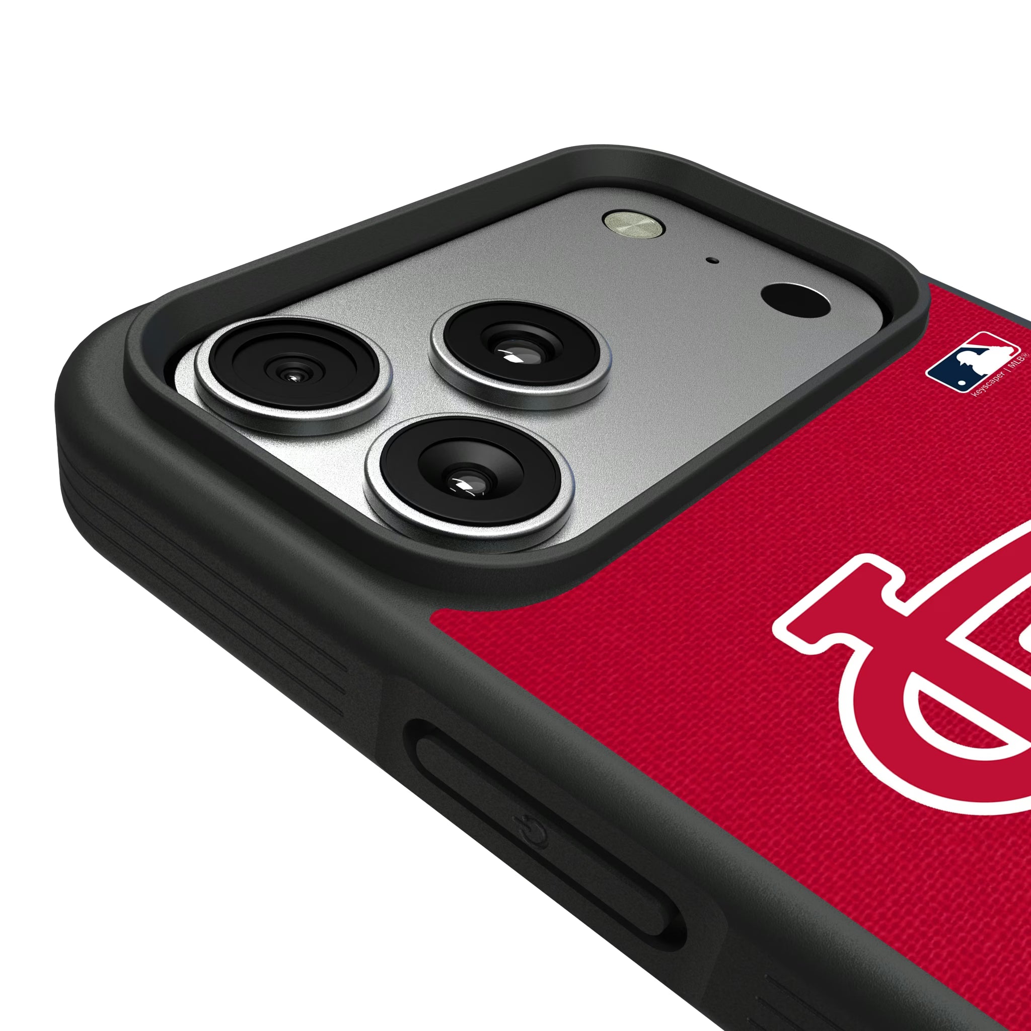 St Louis Cardinals Personalized Stripe iPhone Bump Phone Case for Apple iPhone - Detail#Device_iPhone 17 Pro Max