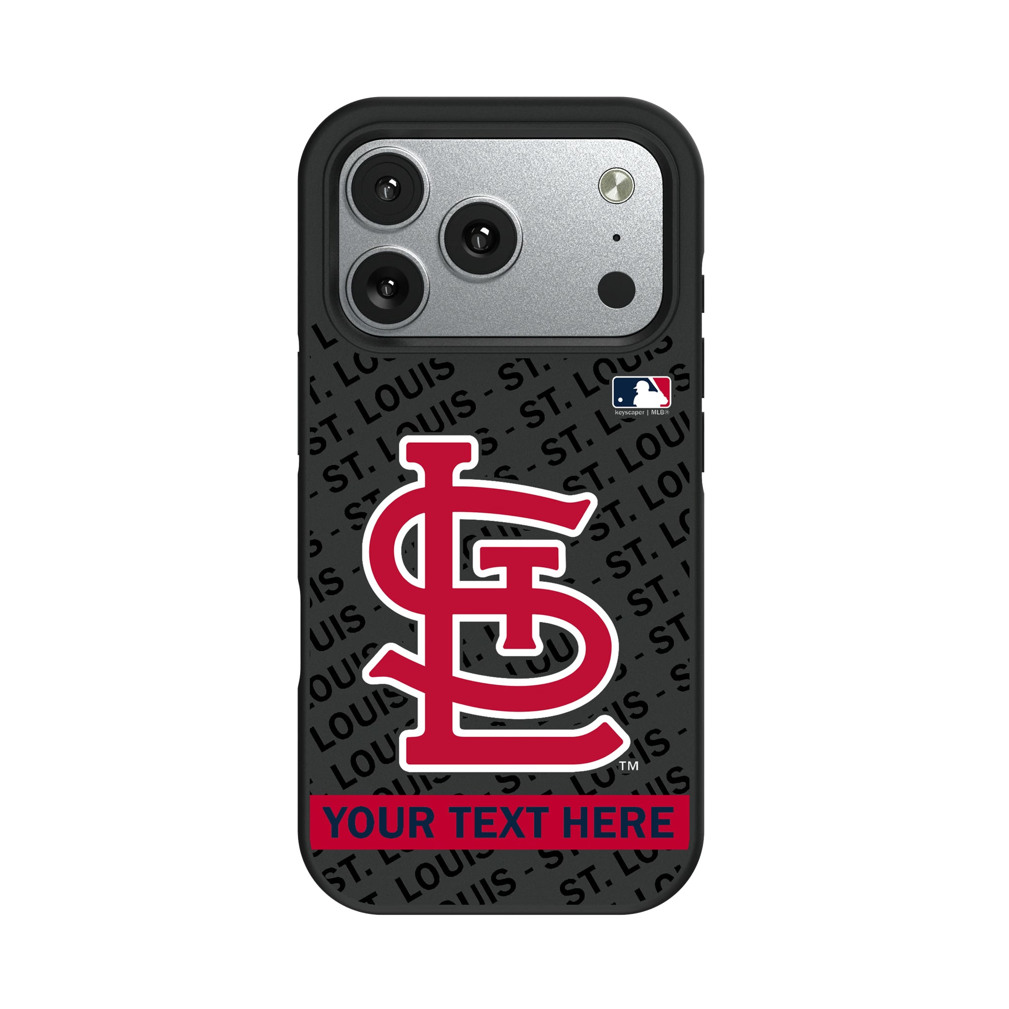 St Louis Cardinals Personalized Tilt iPhone Bump Phone Case for Apple iPhone#Device_iPhone 17 Pro