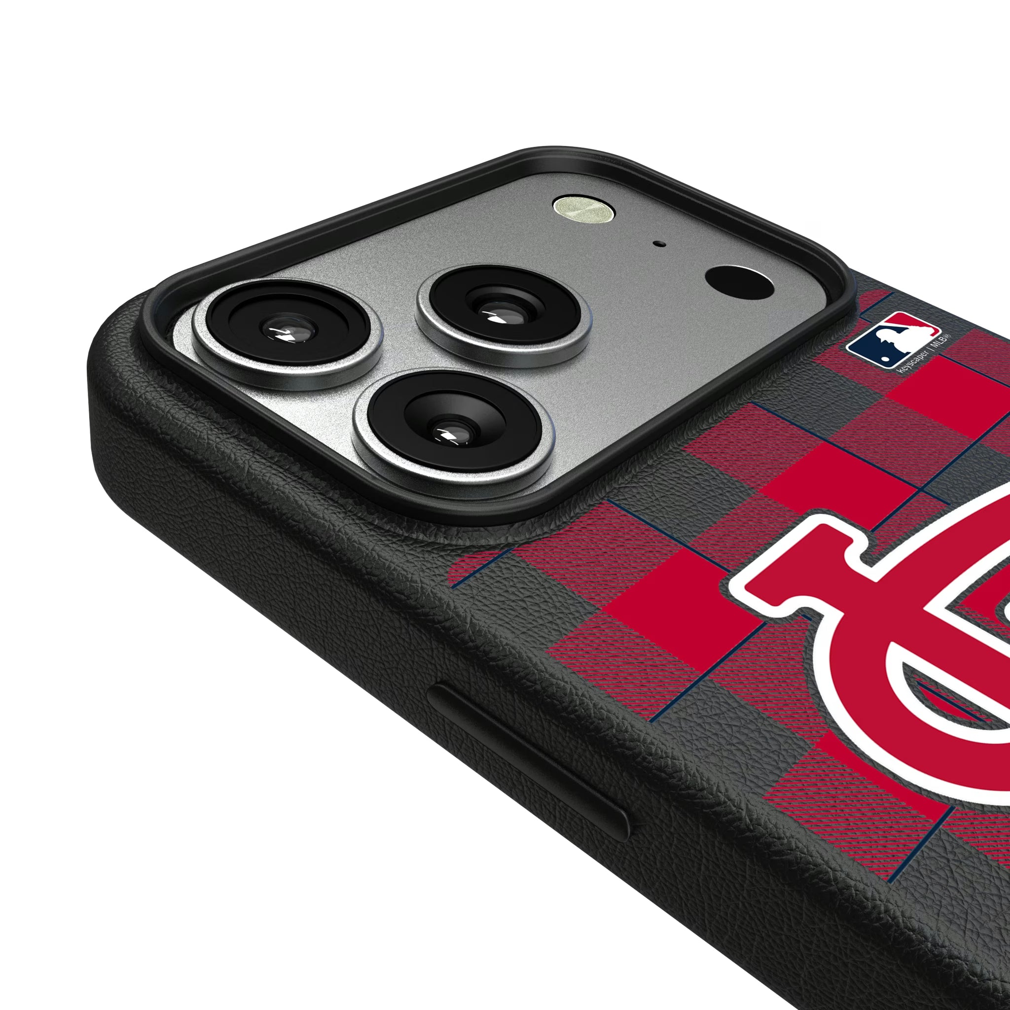 St Louis Cardinals Plaid iPhone MagSafe Compatible Phone Case for Apple iPhone - Detail#Device_iPhone 17 Pro
