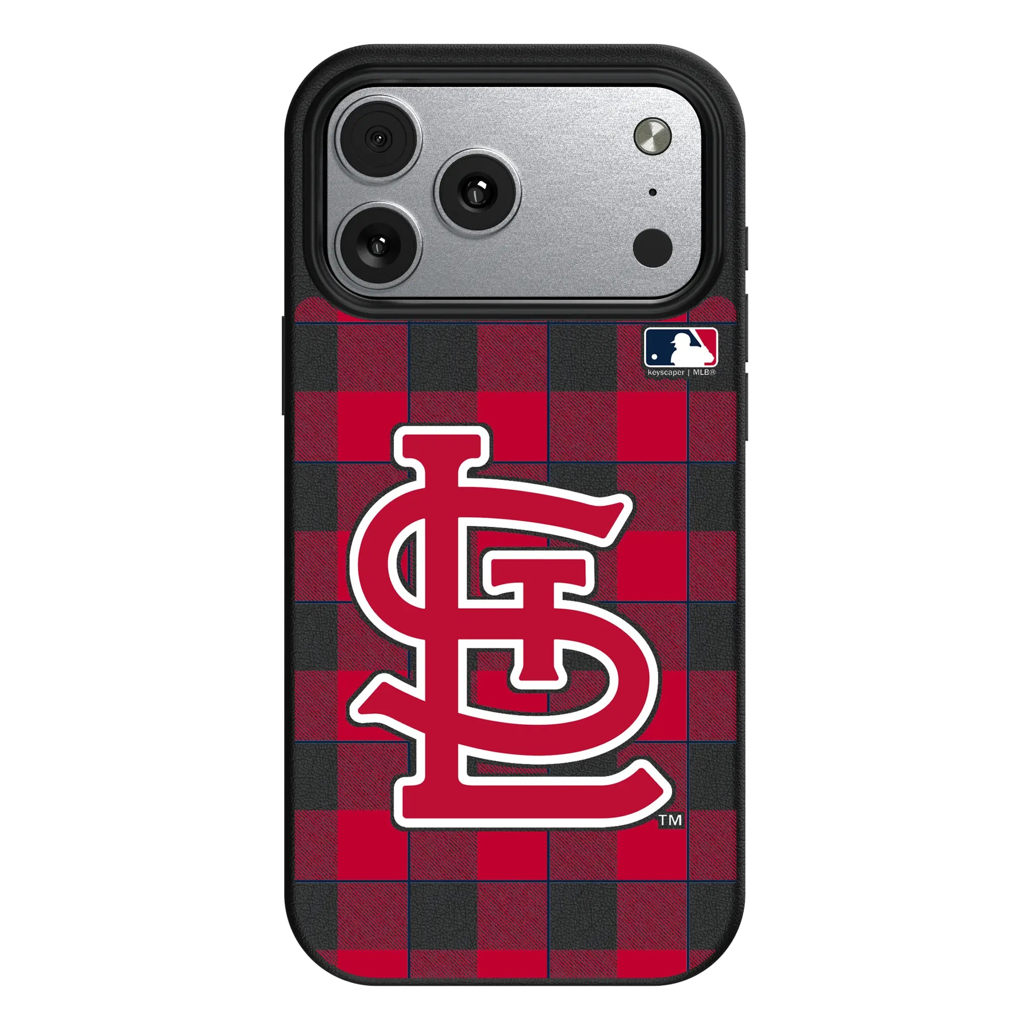 St Louis Cardinals Plaid iPhone MagSafe Compatible Phone Case for Apple iPhone#Device_iPhone 17 Pro Max