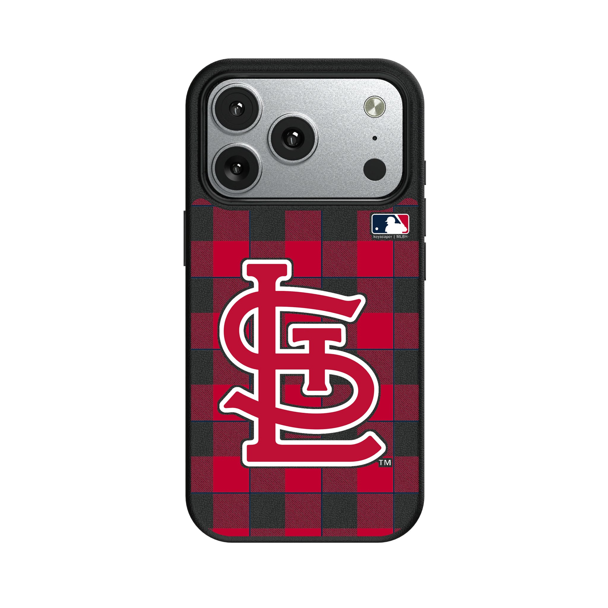 St Louis Cardinals Plaid iPhone MagSafe Compatible Phone Case for Apple iPhone#Device_iPhone 17 Pro