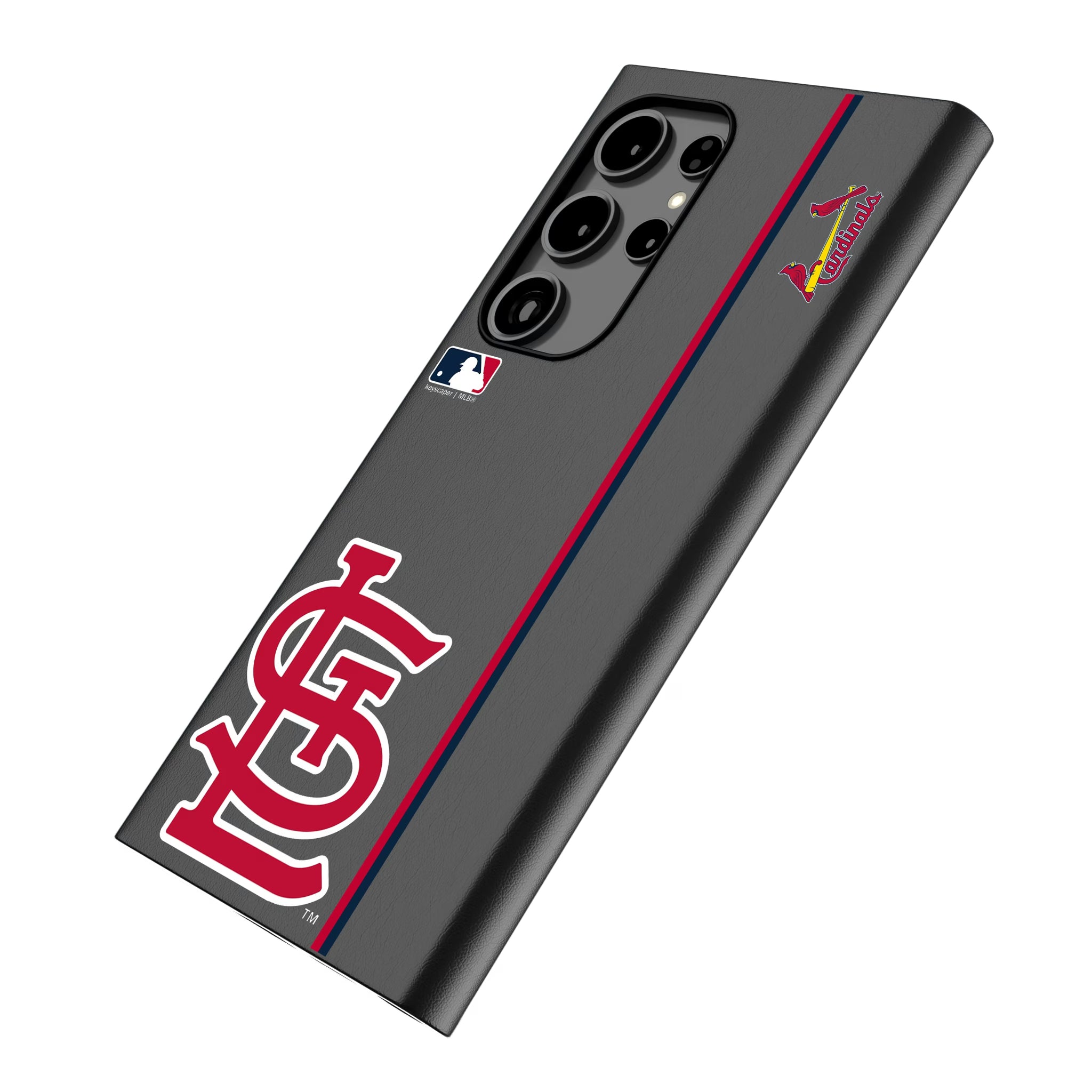 St Louis Cardinals Sidebar Galaxy MagSafe Compatible Phone Case for Samsung Galaxy - Isometric View