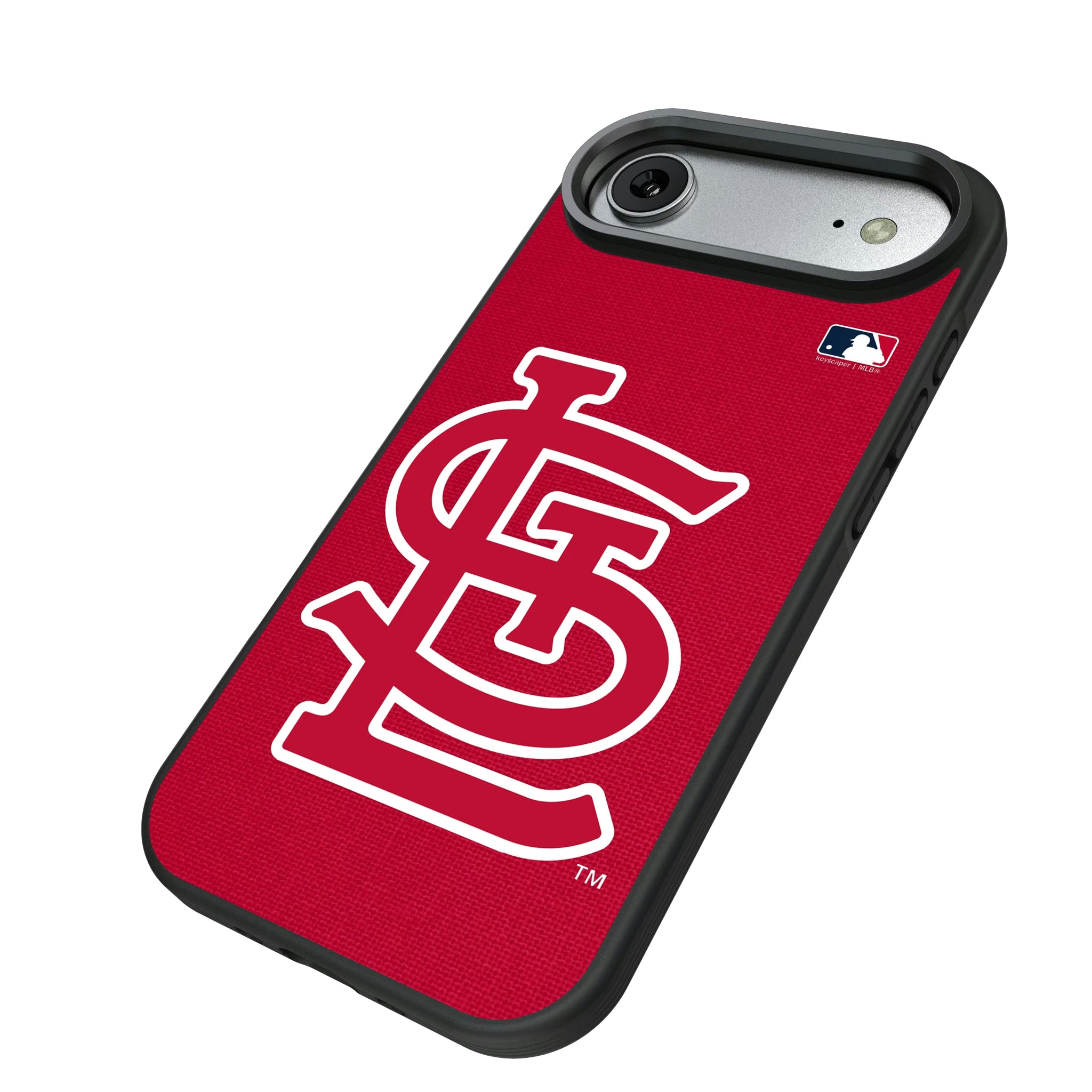 St Louis Cardinals Solid iPhone Bump Phone Case for Apple iPhone - Isometric View#Device_iPhone Air
