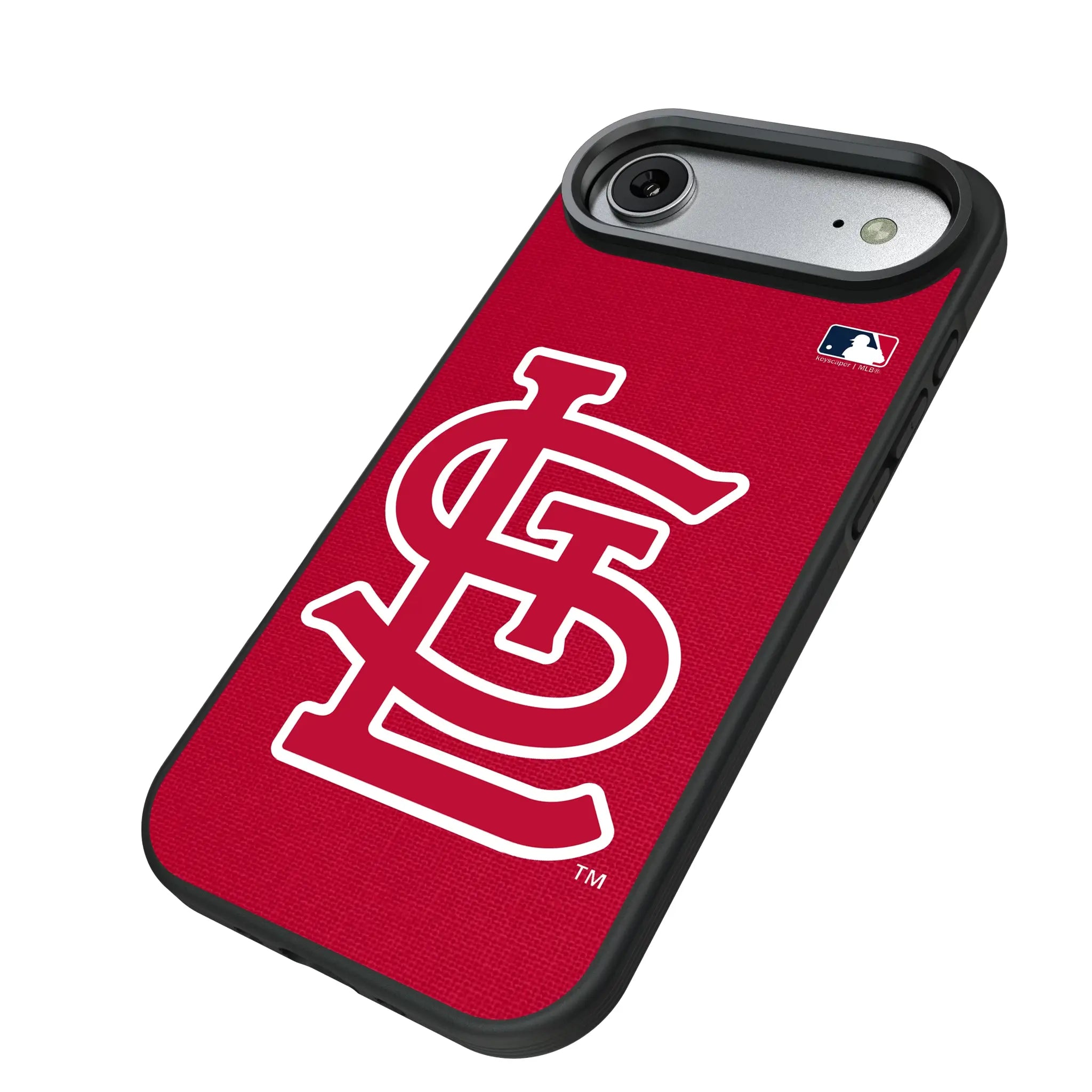 St Louis Cardinals Solid iPhone Bump Phone Case for Apple iPhone - Isometric View#Device_iPhone Air