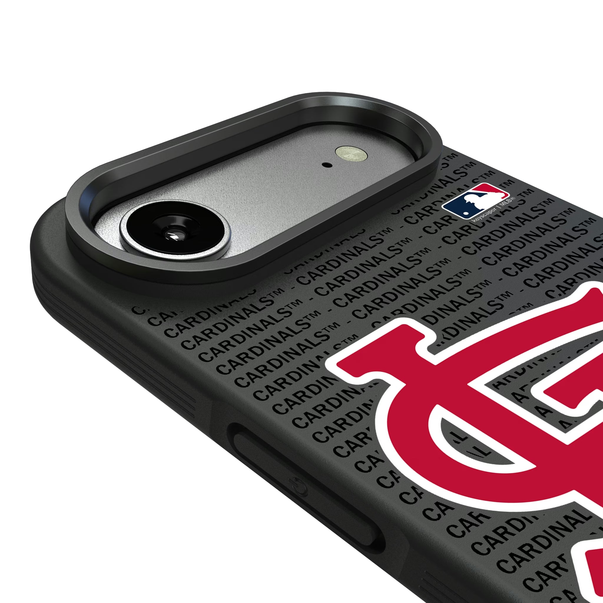 St Louis Cardinals Text Backdrop iPhone Bump Phone Case for Apple iPhone - Detail#Device_iPhone Air