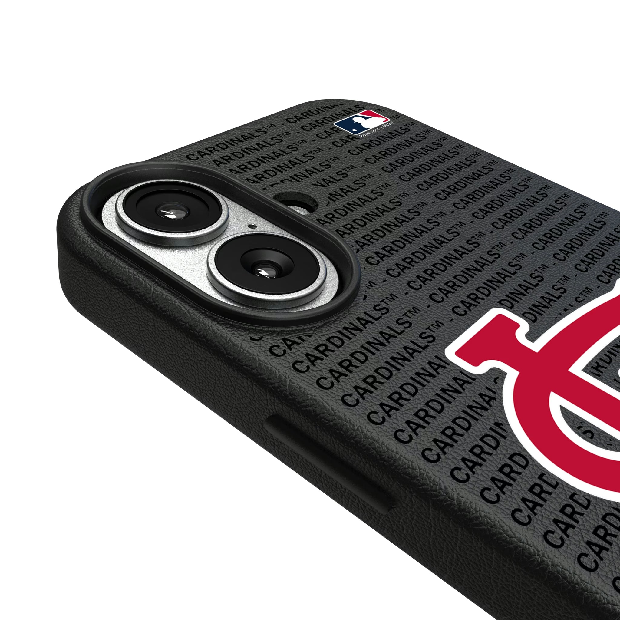 St Louis Cardinals Text Backdrop iPhone MagSafe Compatible Phone Case for Apple iPhone - Detail#Device_iPhone 17