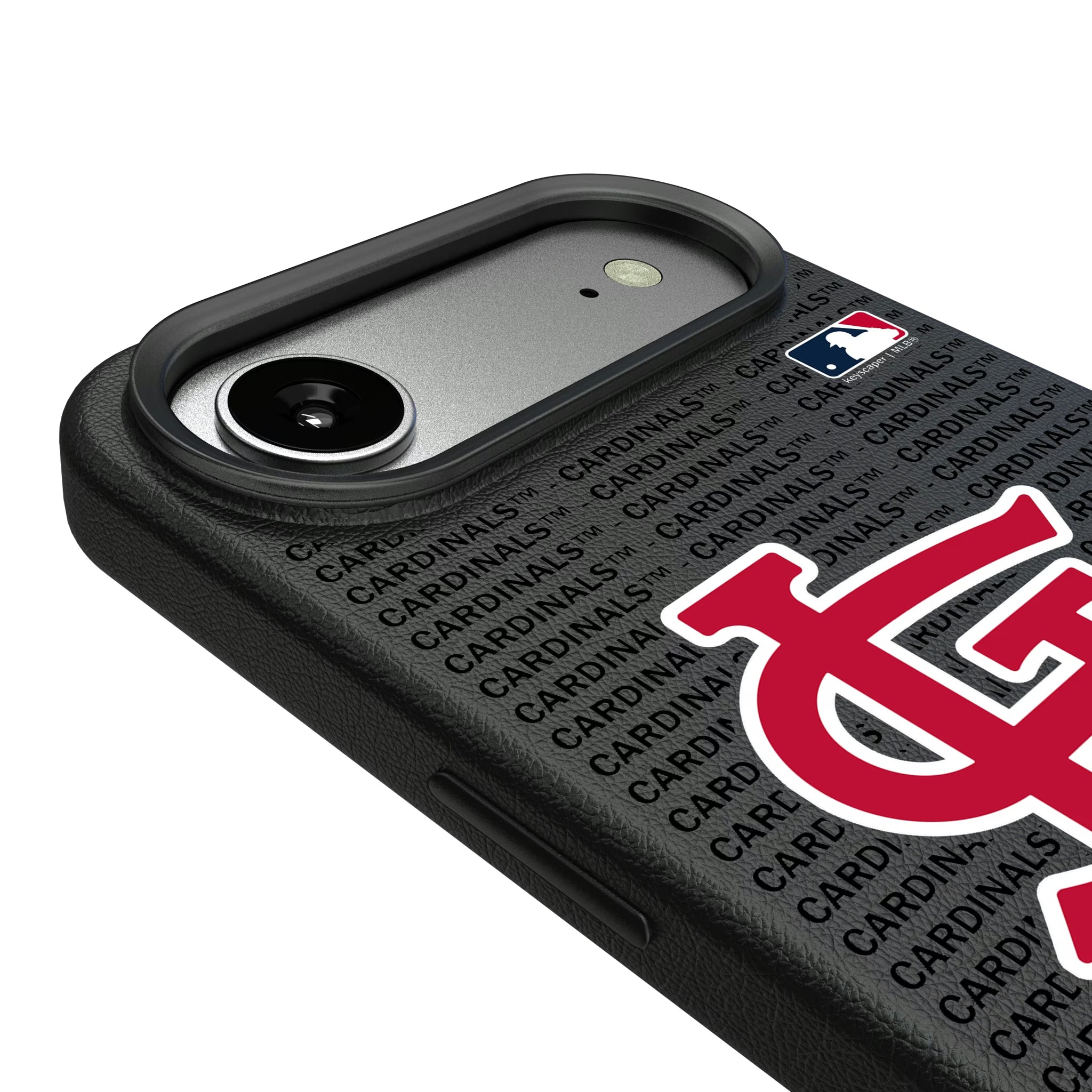 St Louis Cardinals Text Backdrop iPhone MagSafe Compatible Phone Case for Apple iPhone - Detail#Device_iPhone Air