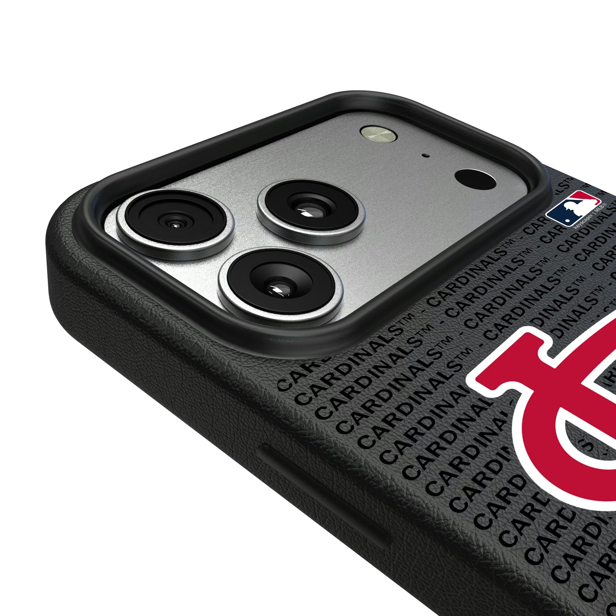 St Louis Cardinals Text Backdrop iPhone MagSafe Compatible Phone Case for Apple iPhone - Detail#Device_iPhone 17 Pro Max