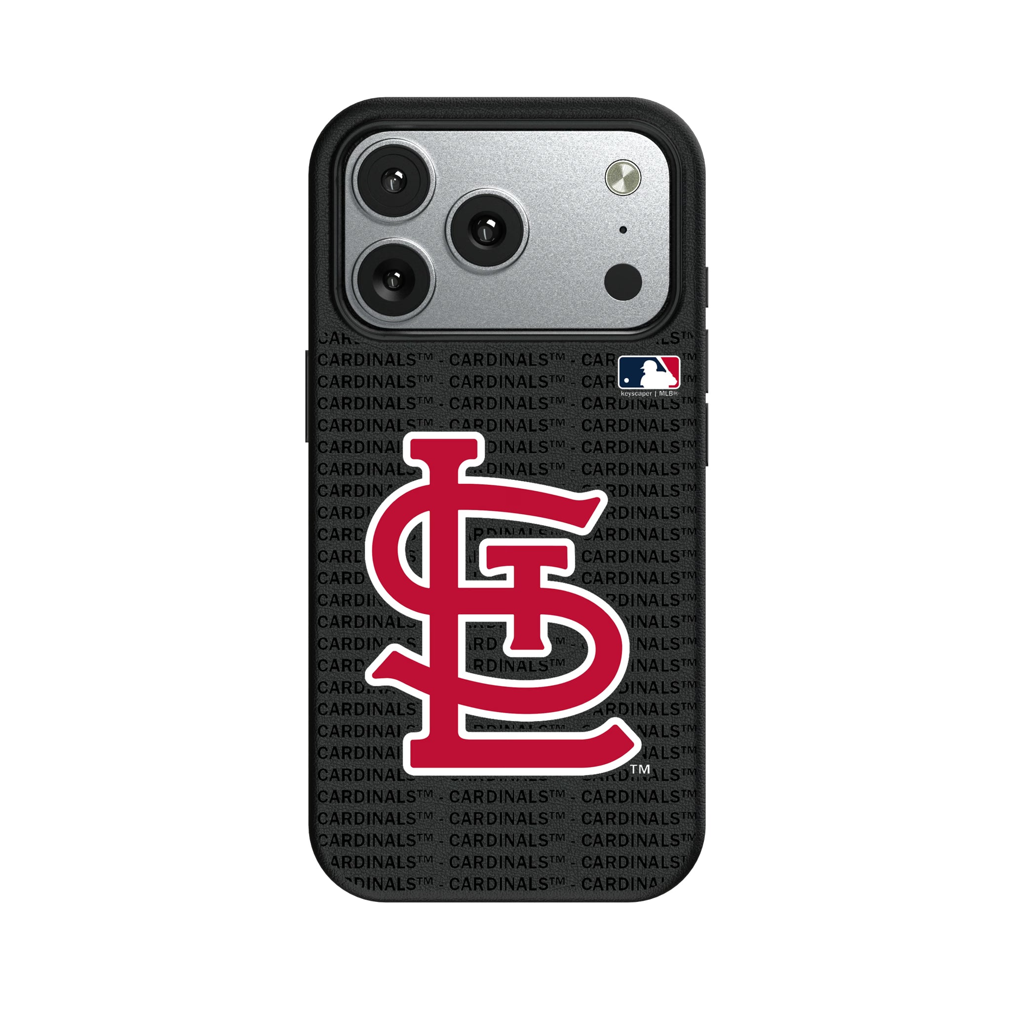 St Louis Cardinals Text Backdrop iPhone MagSafe Compatible Phone Case for Apple iPhone#Device_iPhone 17 Pro