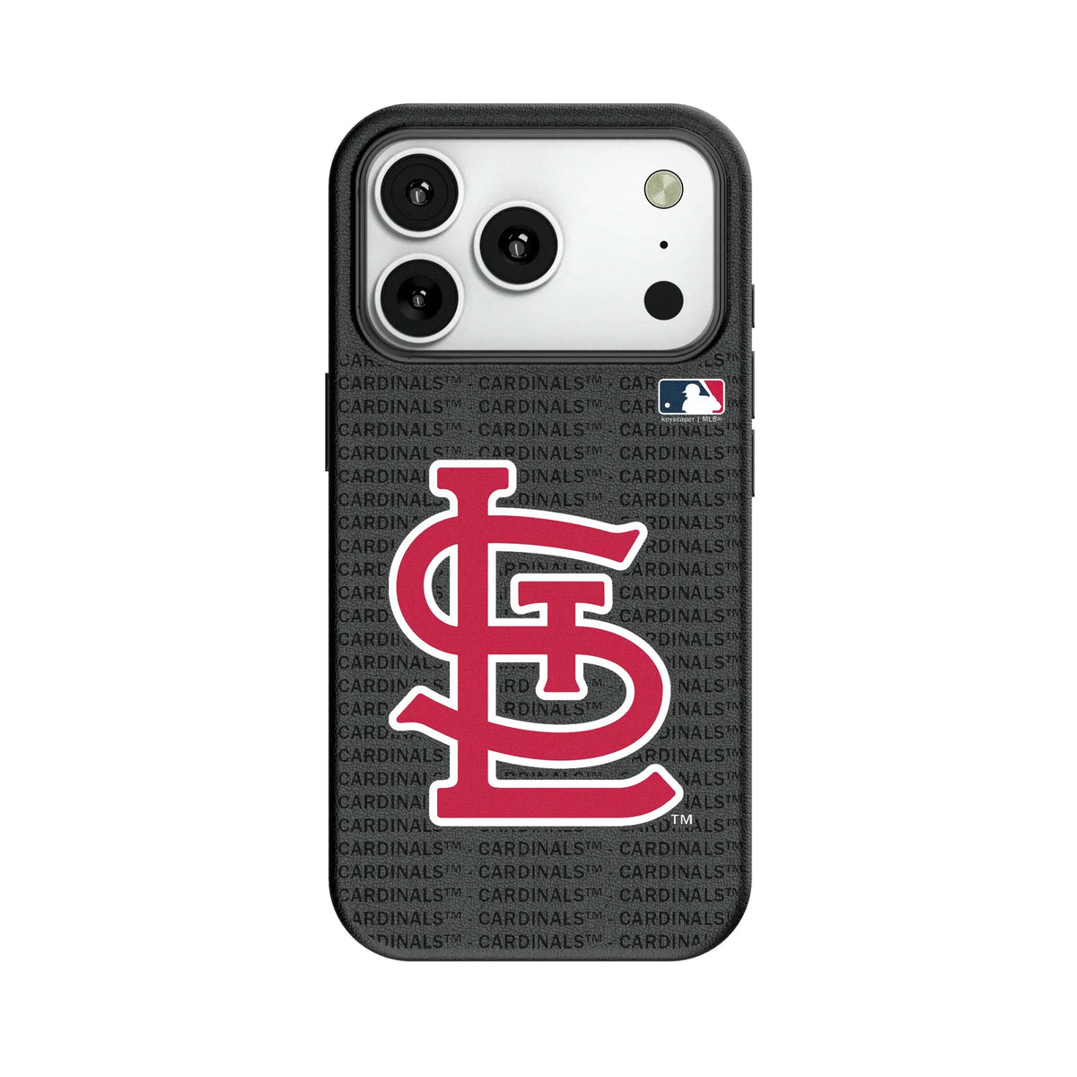 St Louis Cardinals Text Backdrop MagSafe Compatible Phone Case for Apple iPhone