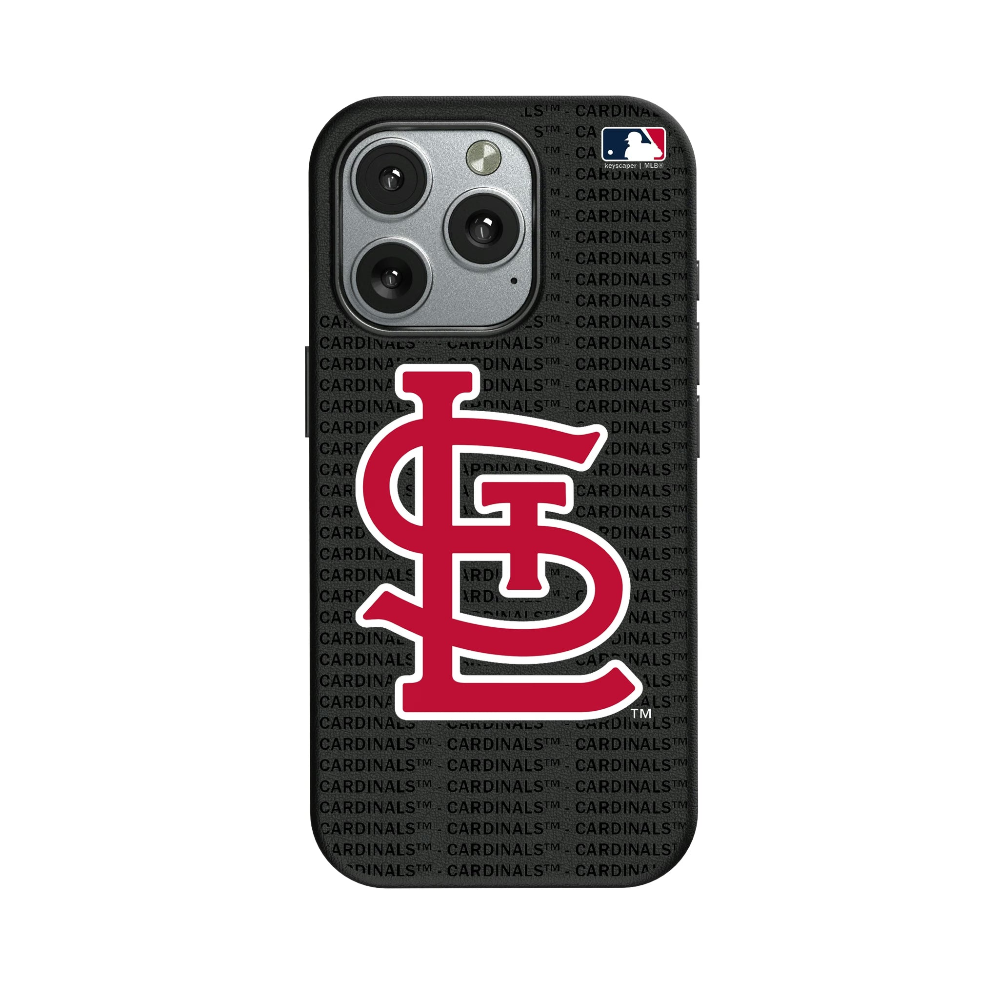St Louis Cardinals Text Backdrop iPhone MagSafe Compatible Phone Case for Apple iPhone