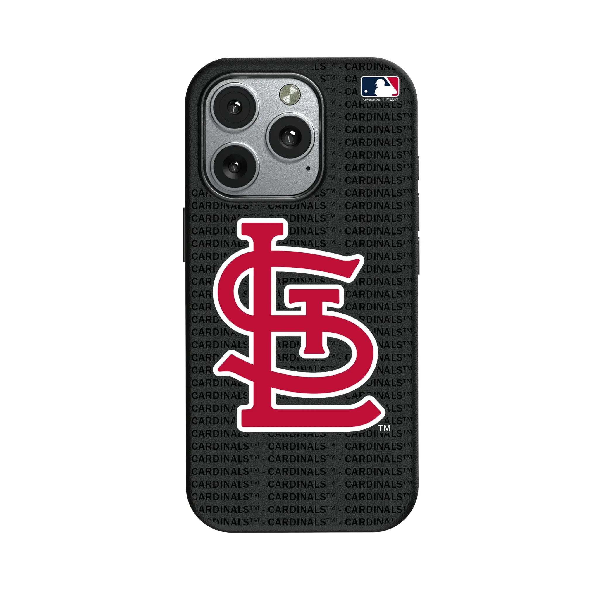 St Louis Cardinals Text Backdrop iPhone MagSafe Compatible Phone Case for Apple iPhone