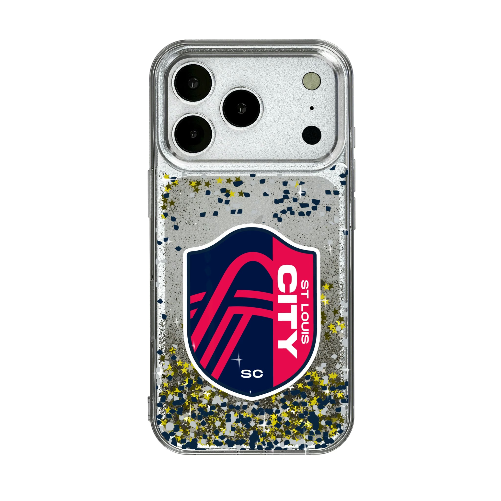 St. Louis CITY SC Confetti iPhone Glitter Phone Case for Apple iPhone