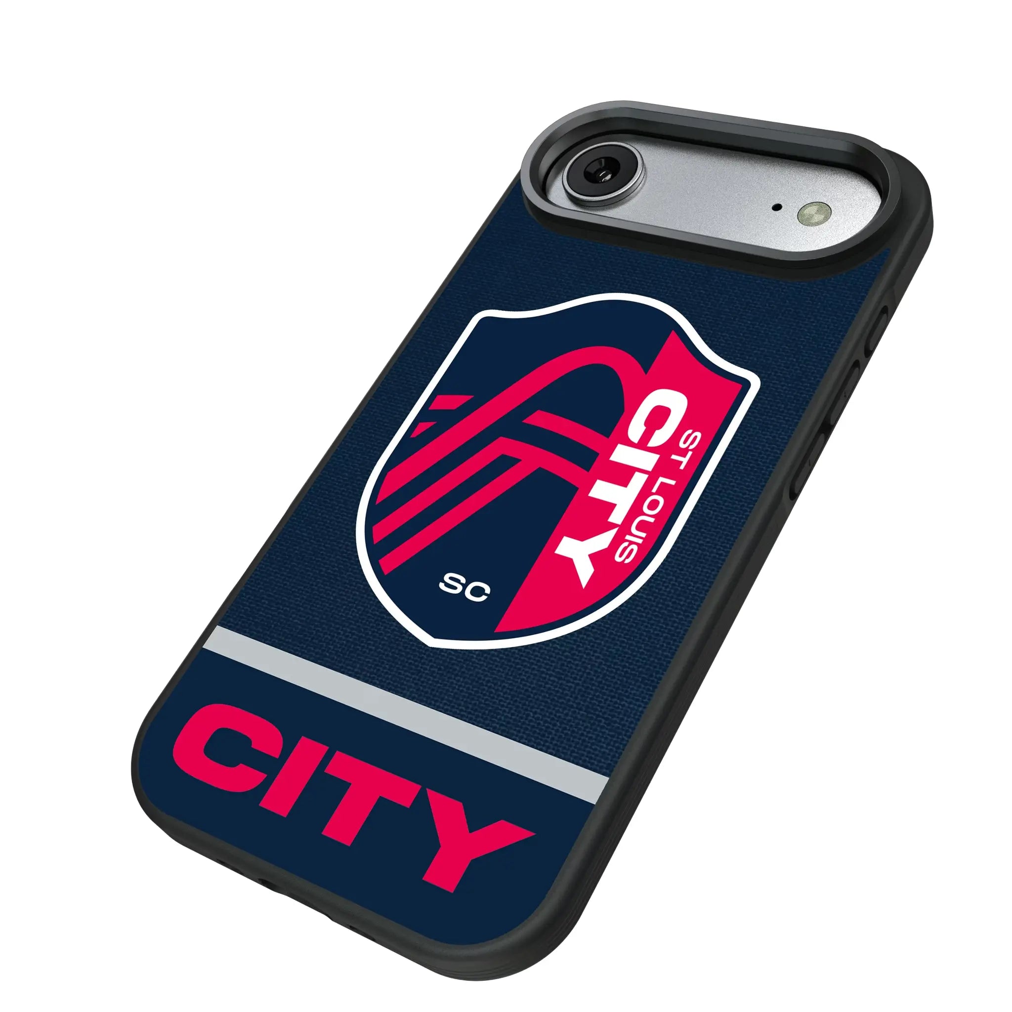 St. Louis CITY SC Endzone Solid iPhone Bump Phone Case for Apple iPhone - Isometric View#Device_iPhone Air