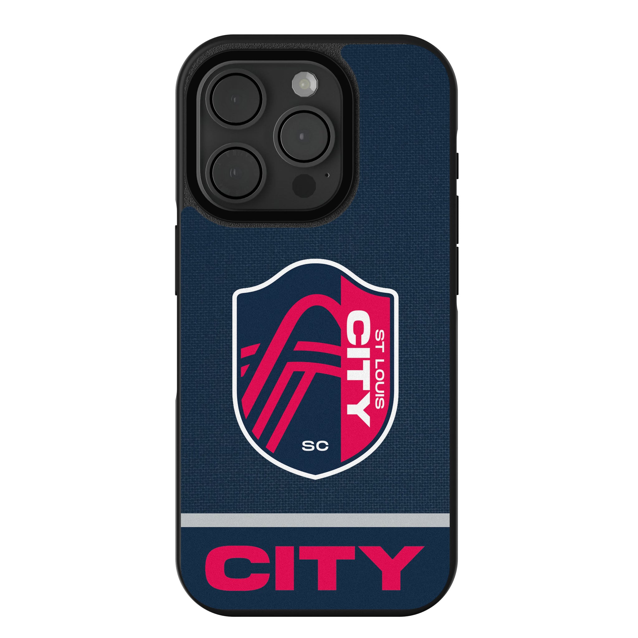 St. Louis CITY SC Endzone Solid iPhone Bump Phone Case for Apple iPhone