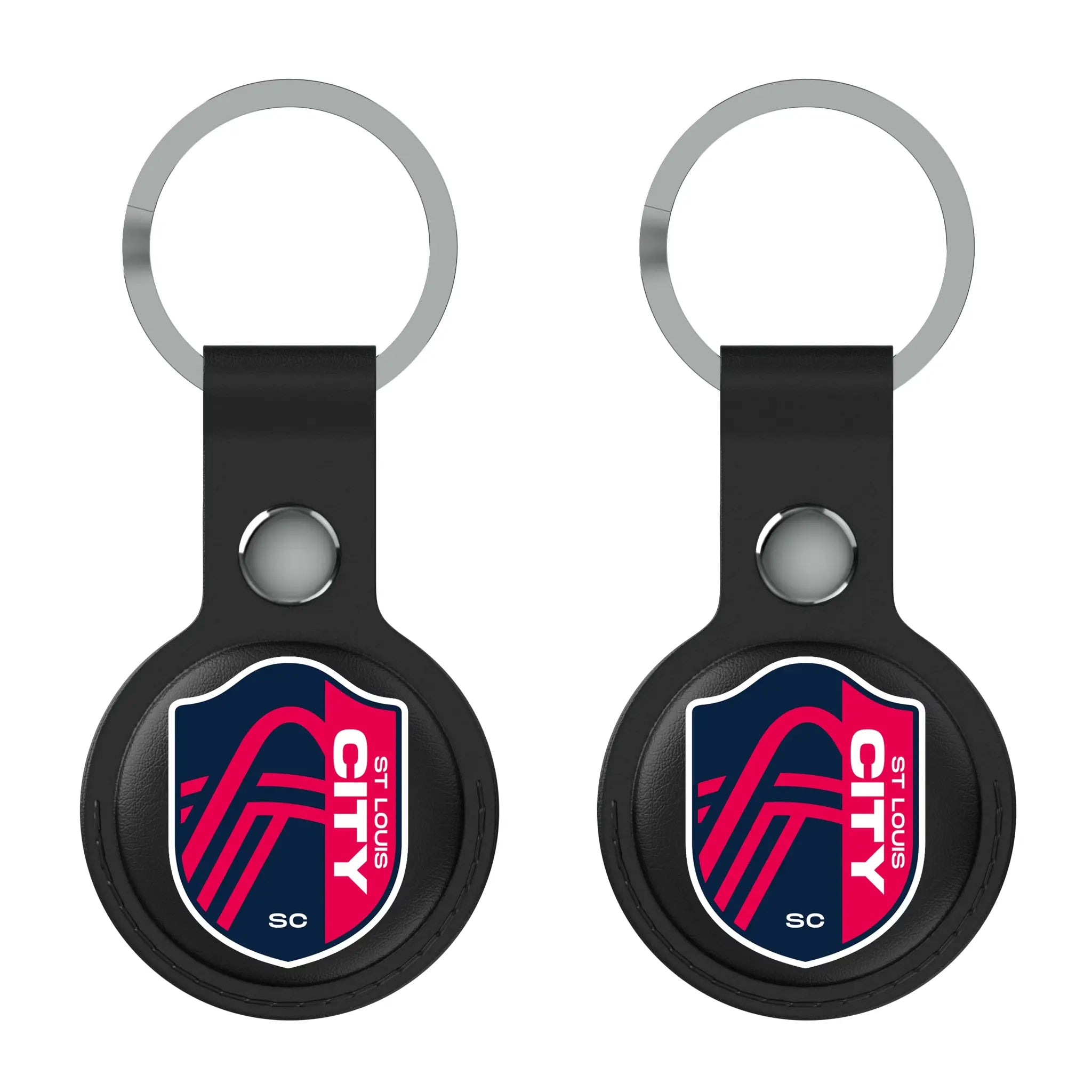 St. Louis CITY SC Insignia AirTag Black Airtag Holder 2-Pack