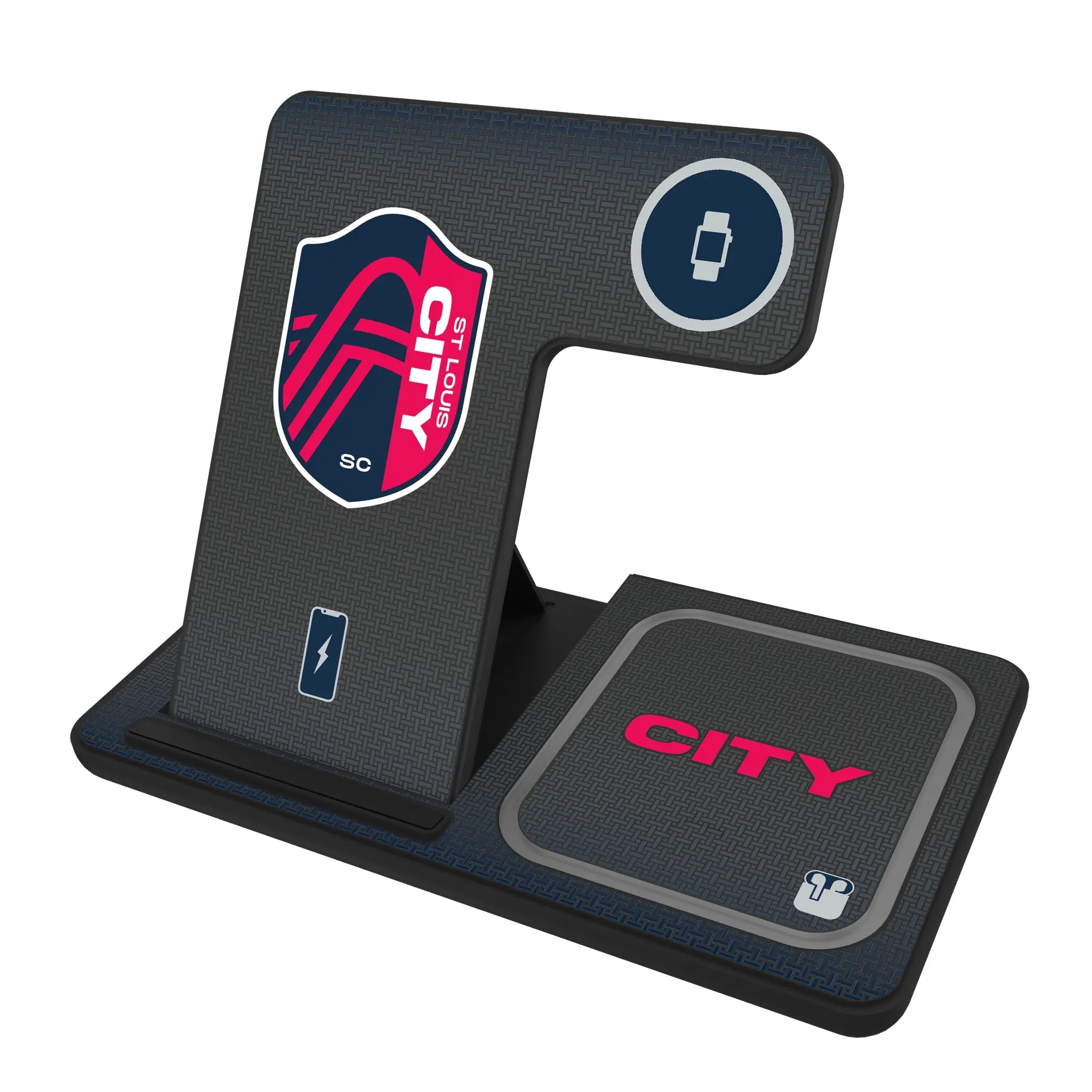 St. Louis CITY SC Linen 3 in 1 Charging Station