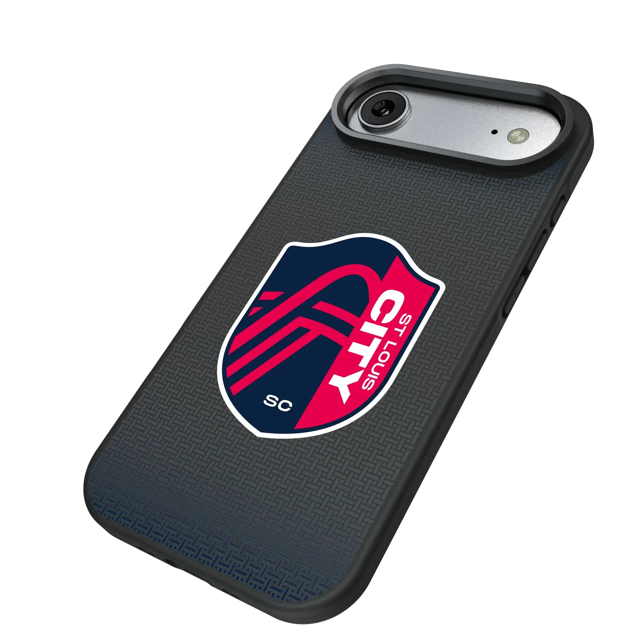 St. Louis CITY SC Linen iPhone Bump Phone Case for Apple iPhone - Isometric View#Device_iPhone Air