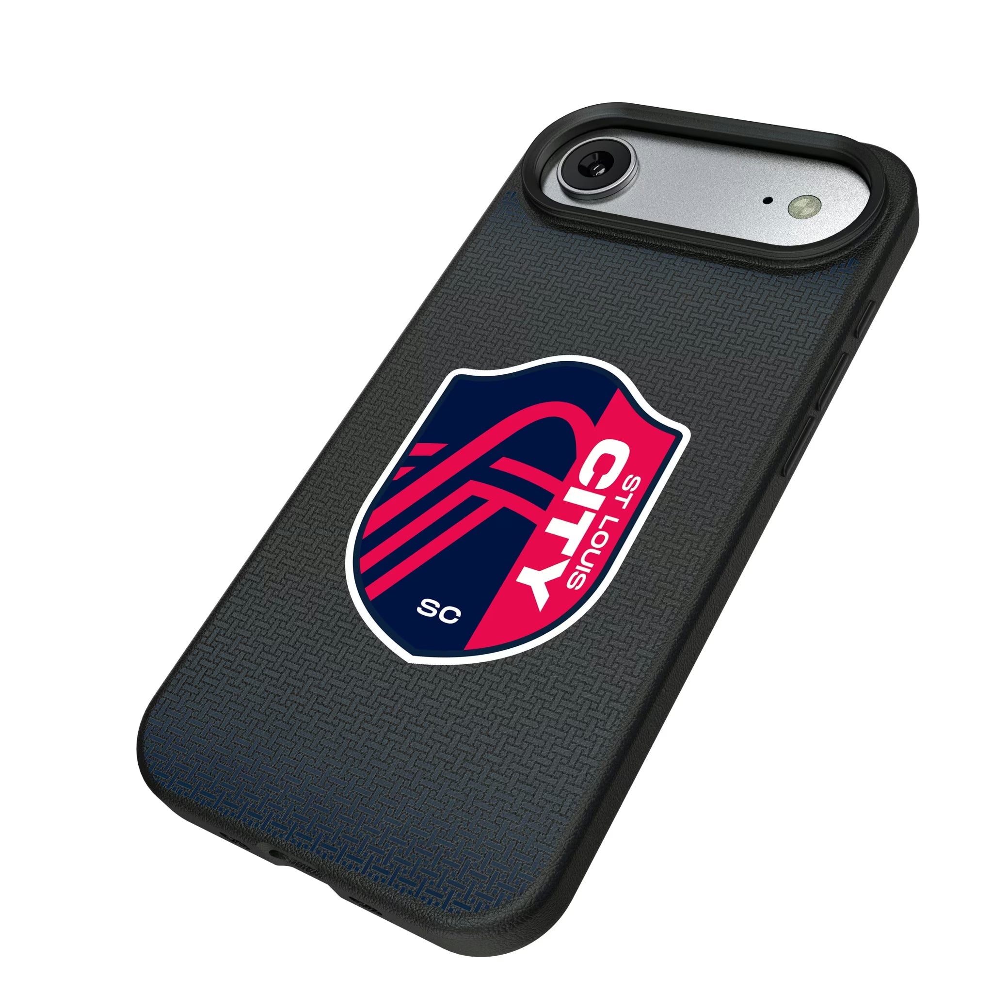 St. Louis CITY SC Linen iPhone MagSafe Compatible Phone Case for Apple iPhone - Isometric View#Device_iPhone Air