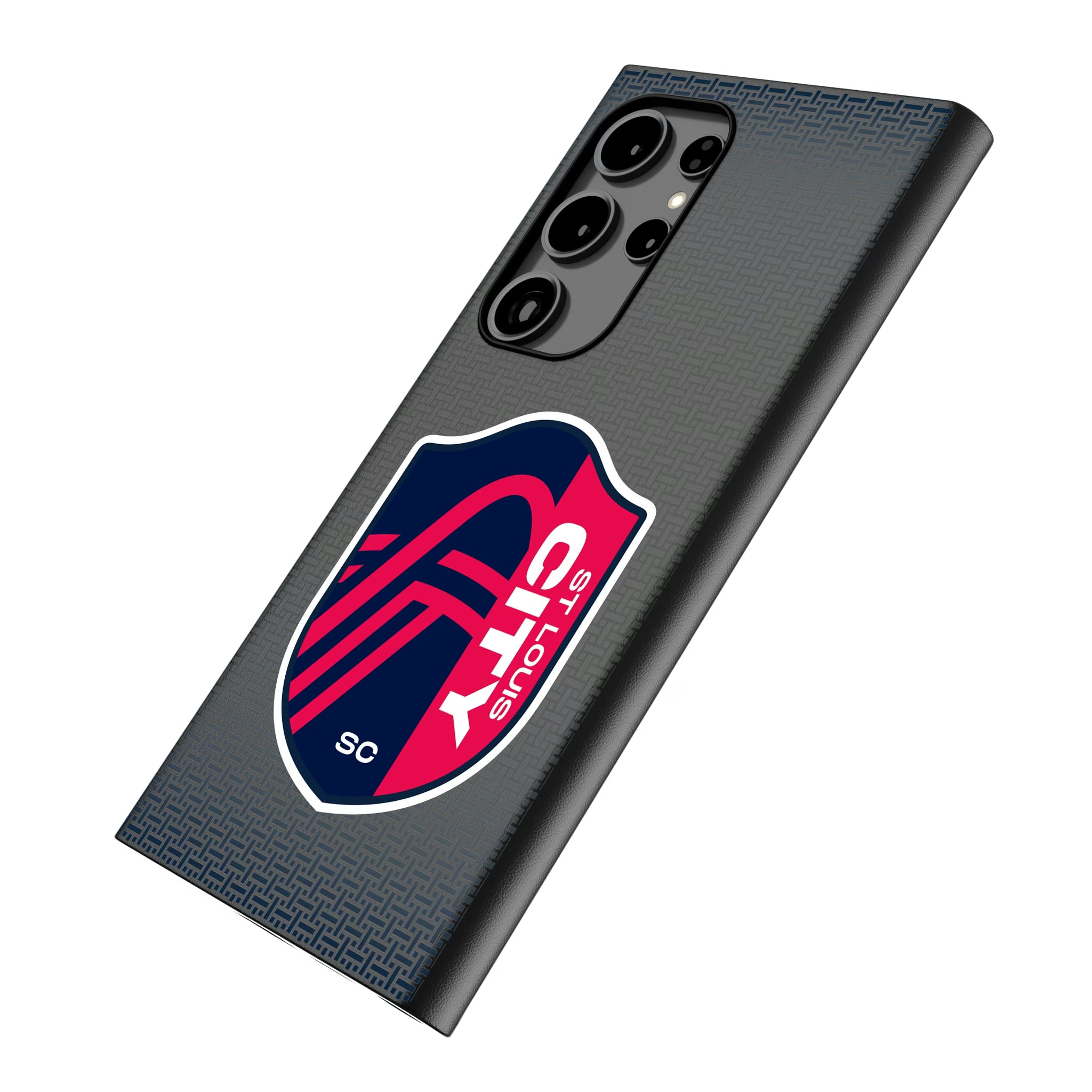 St. Louis CITY SC Linen Galaxy MagSafe Compatible Phone Case for Samsung Galaxy - Isometric View