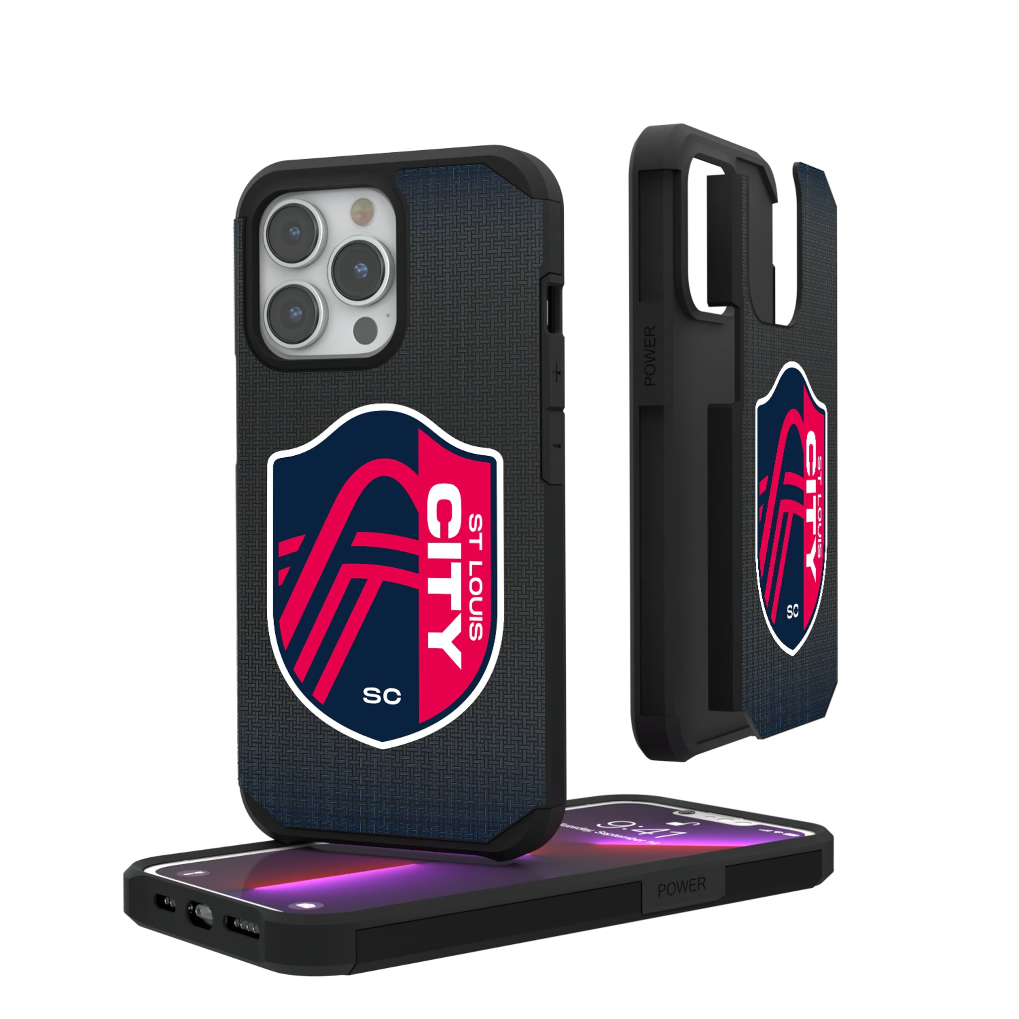 St. Louis CITY SC Linen iPhone Rugged Phone Case for Apple iPhone#Device_iPhone 13 Pro