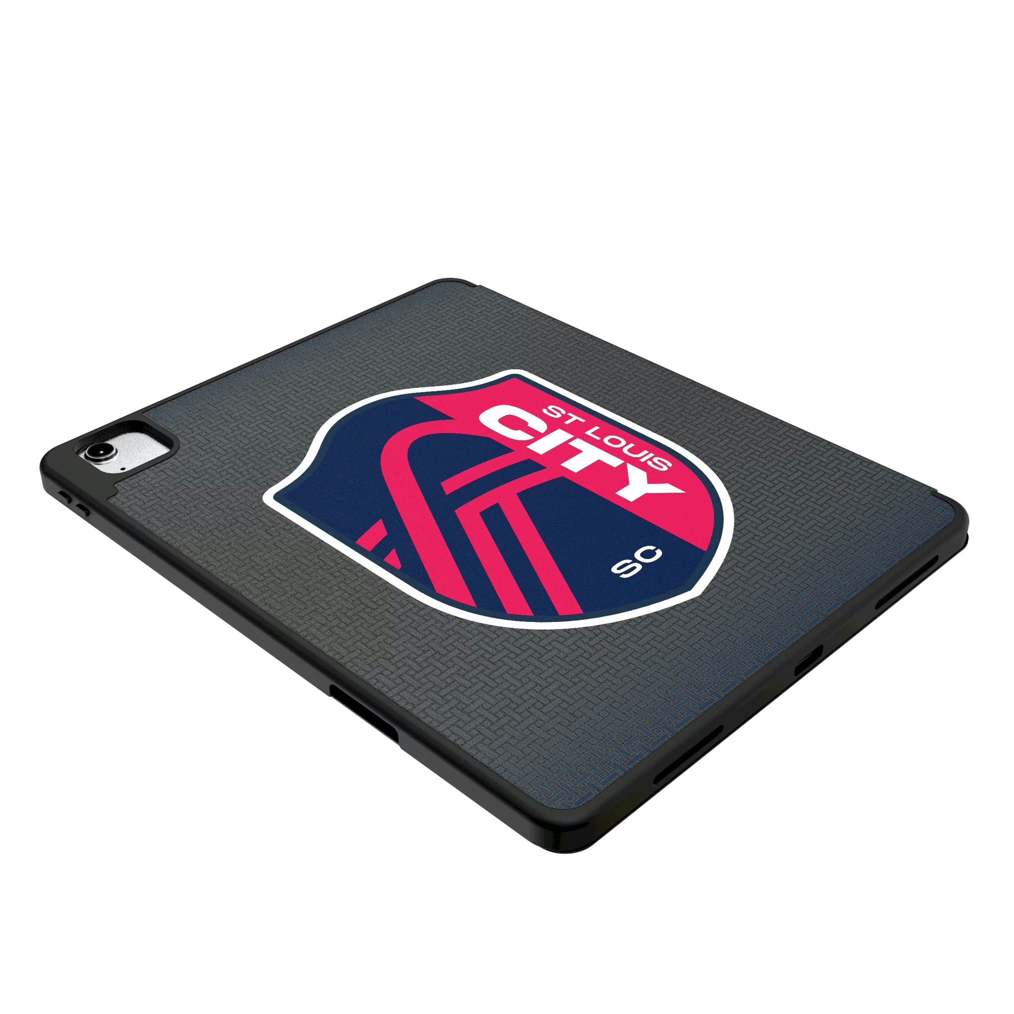 St. Louis CITY SC Linen iPad Tablet Case for Apple iPad - Isometric View