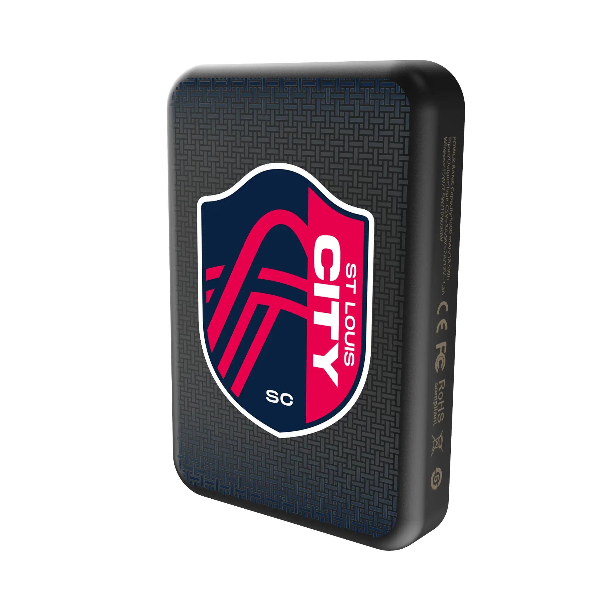 St. Louis CITY SC Linen Wireless Mag Power Bank