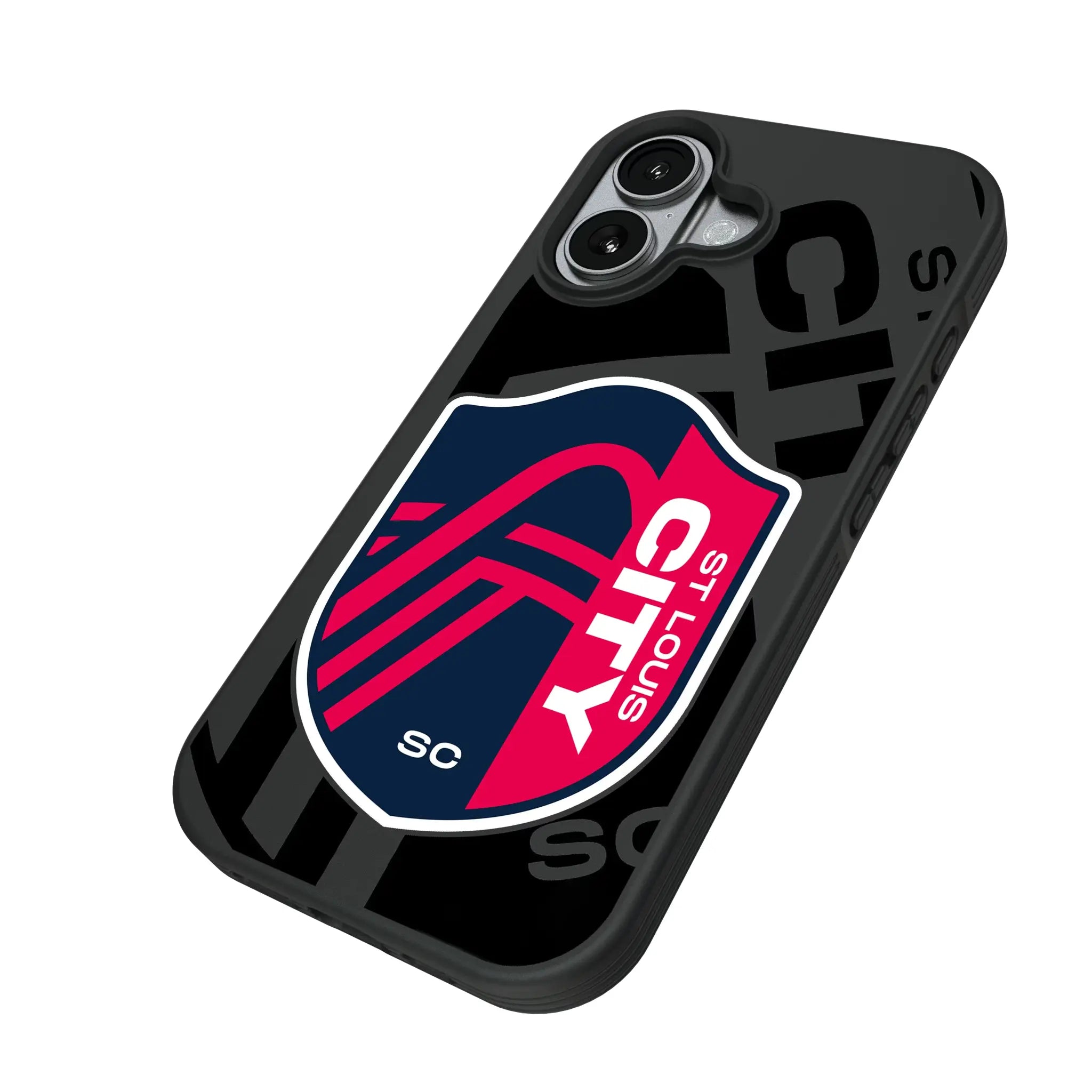 St. Louis CITY SC Monocolor Tilt iPhone Bump Phone Case for Apple iPhone - Isometric View#Device_iPhone 17