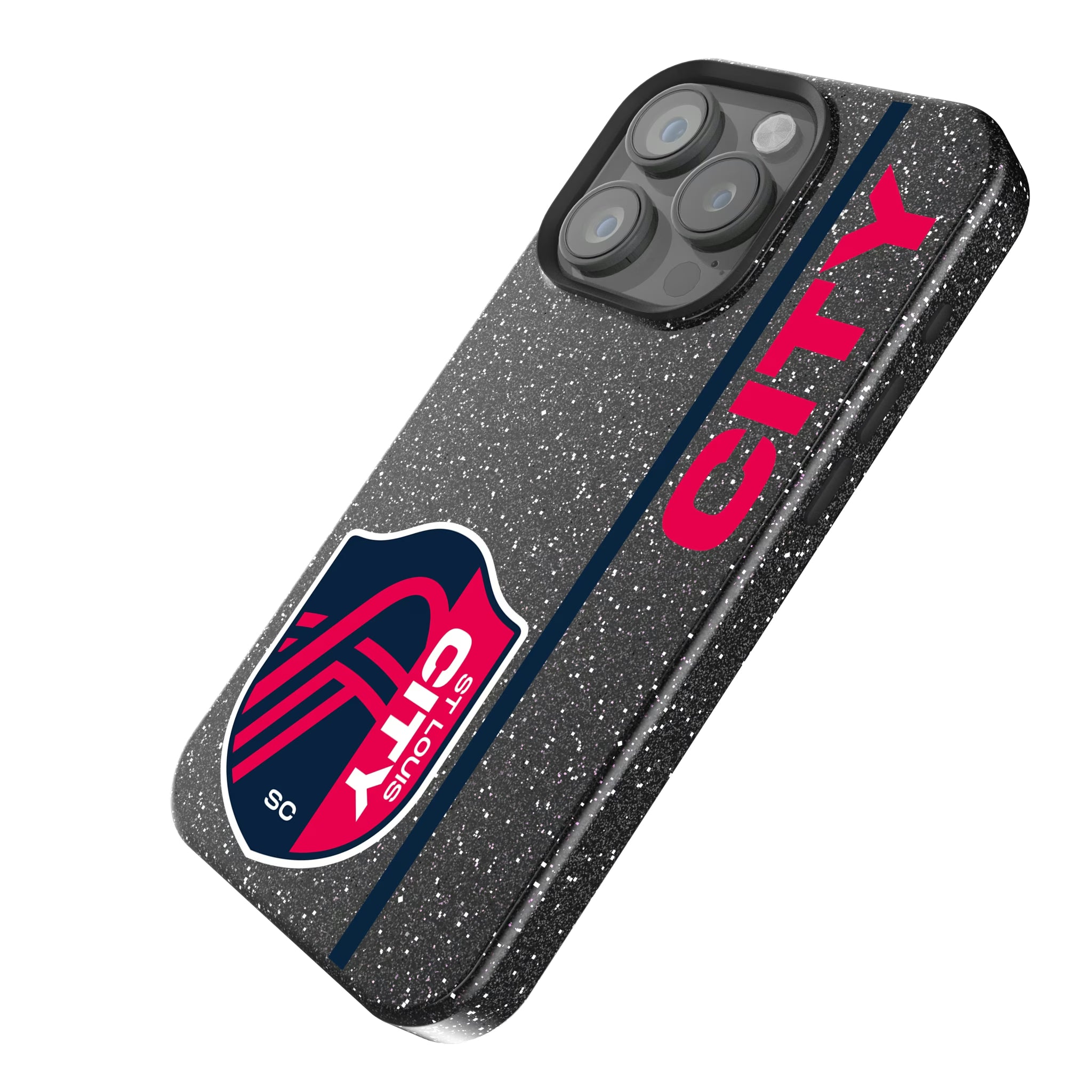 St. Louis CITY SC Sidebar iPhone Bling Phone Case for Apple iPhone - Isometric View