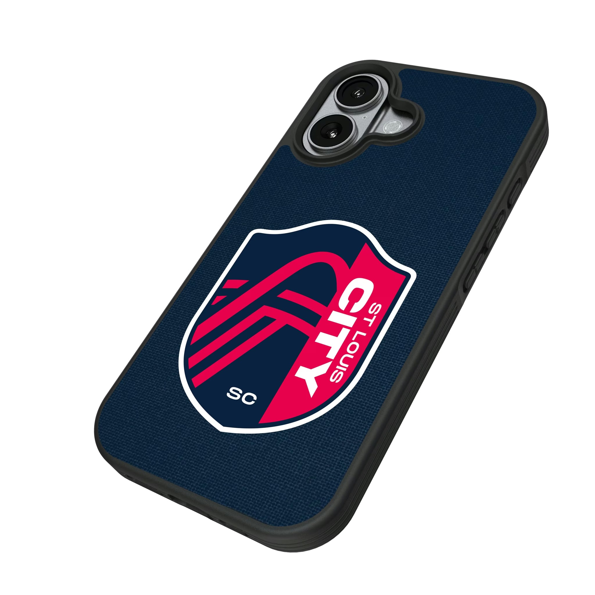 St. Louis CITY SC Solid iPhone Bump Phone Case for Apple iPhone - Isometric View#Device_iPhone 17