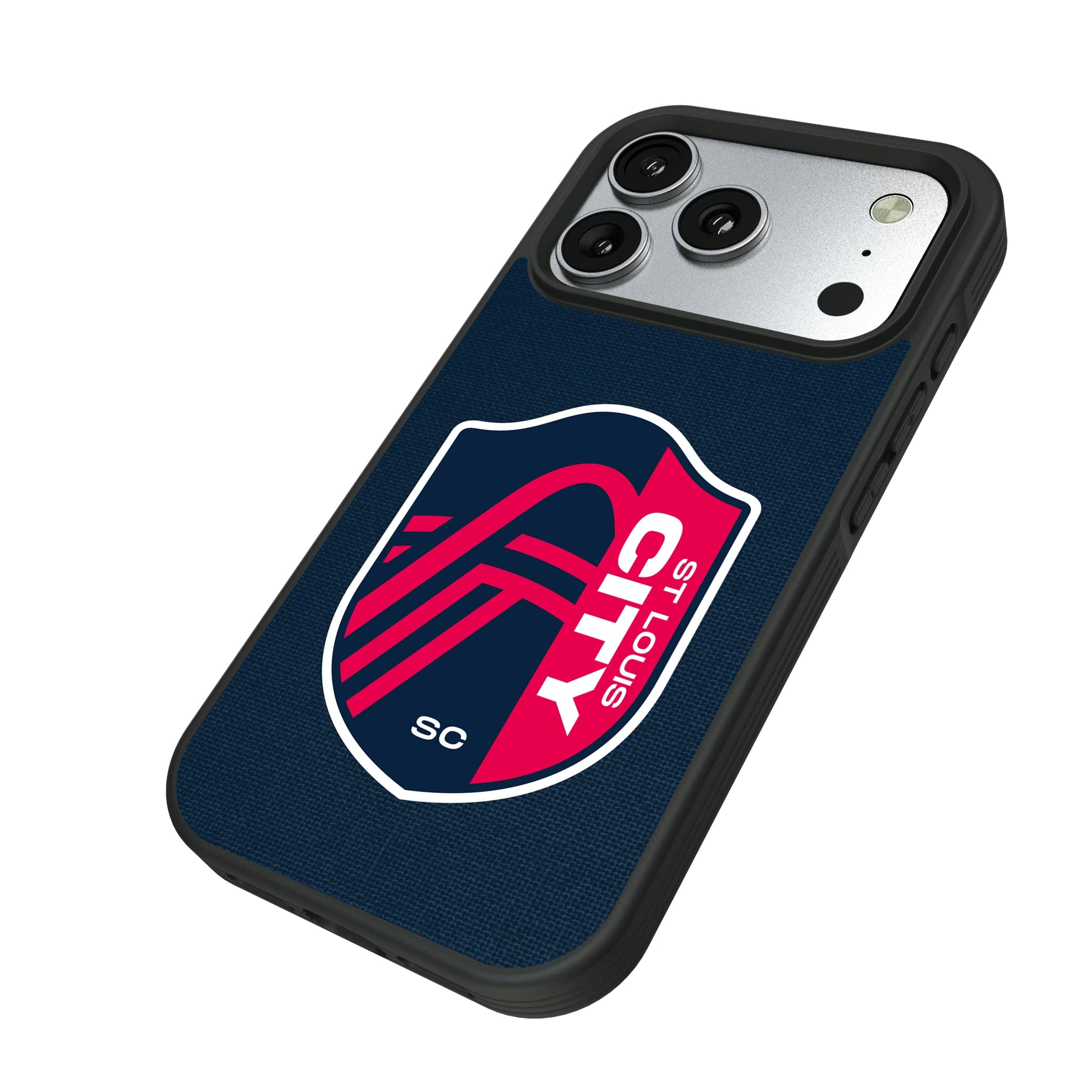 St. Louis CITY SC Solid iPhone Bump Phone Case for Apple iPhone - Isometric View#Device_iPhone 17 Pro