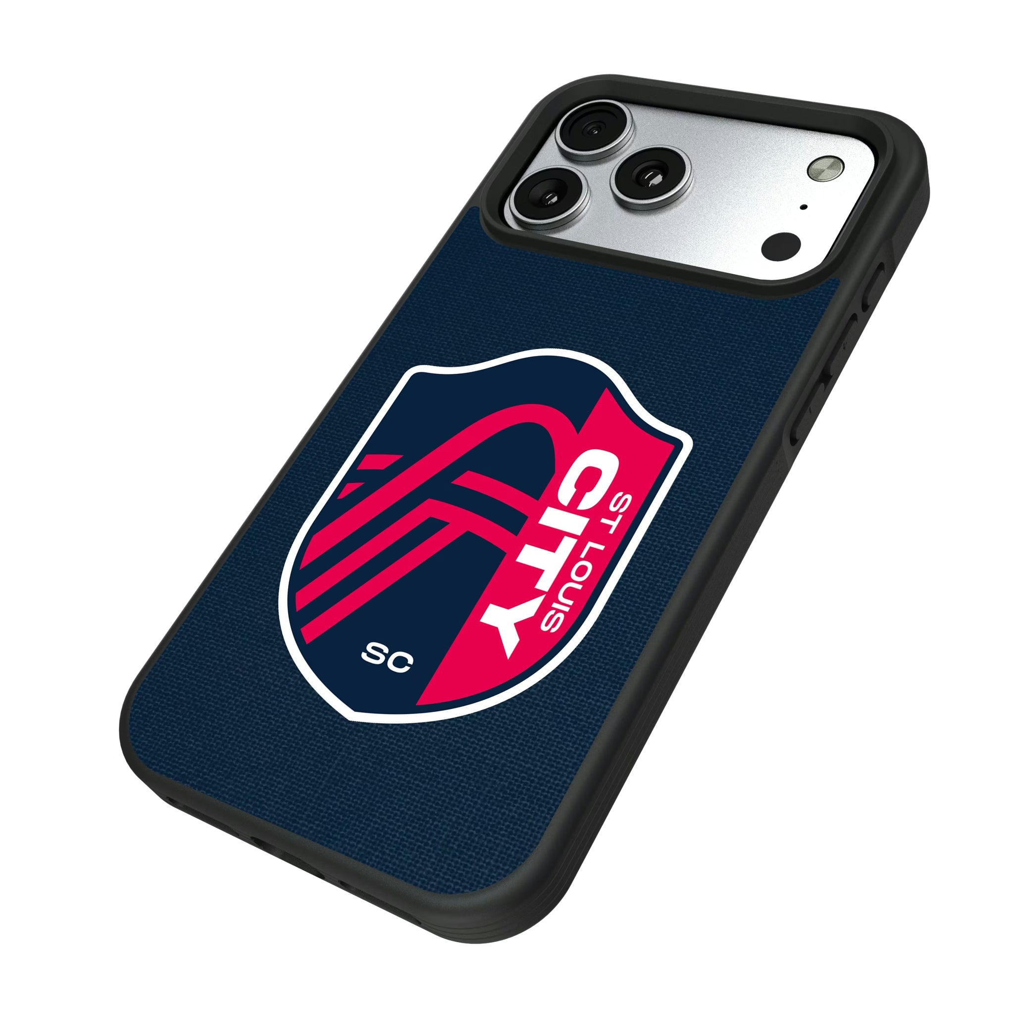 St. Louis CITY SC Solid iPhone Bump Phone Case for Apple iPhone - Isometric View#Device_iPhone 17 Pro Max