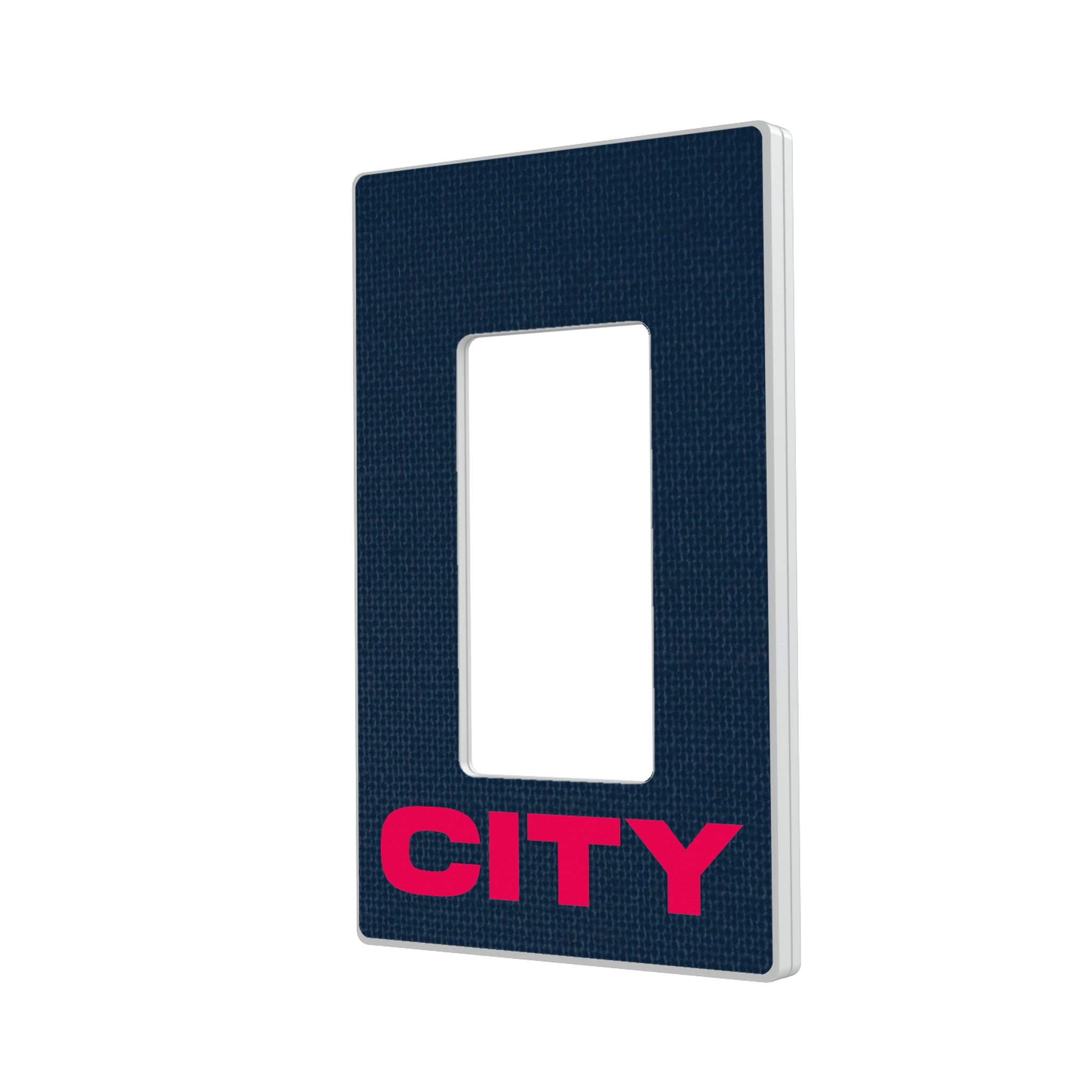 St. Louis CITY SC Solid Hidden-Screw Light Switch Plate#Style_Single Rocker