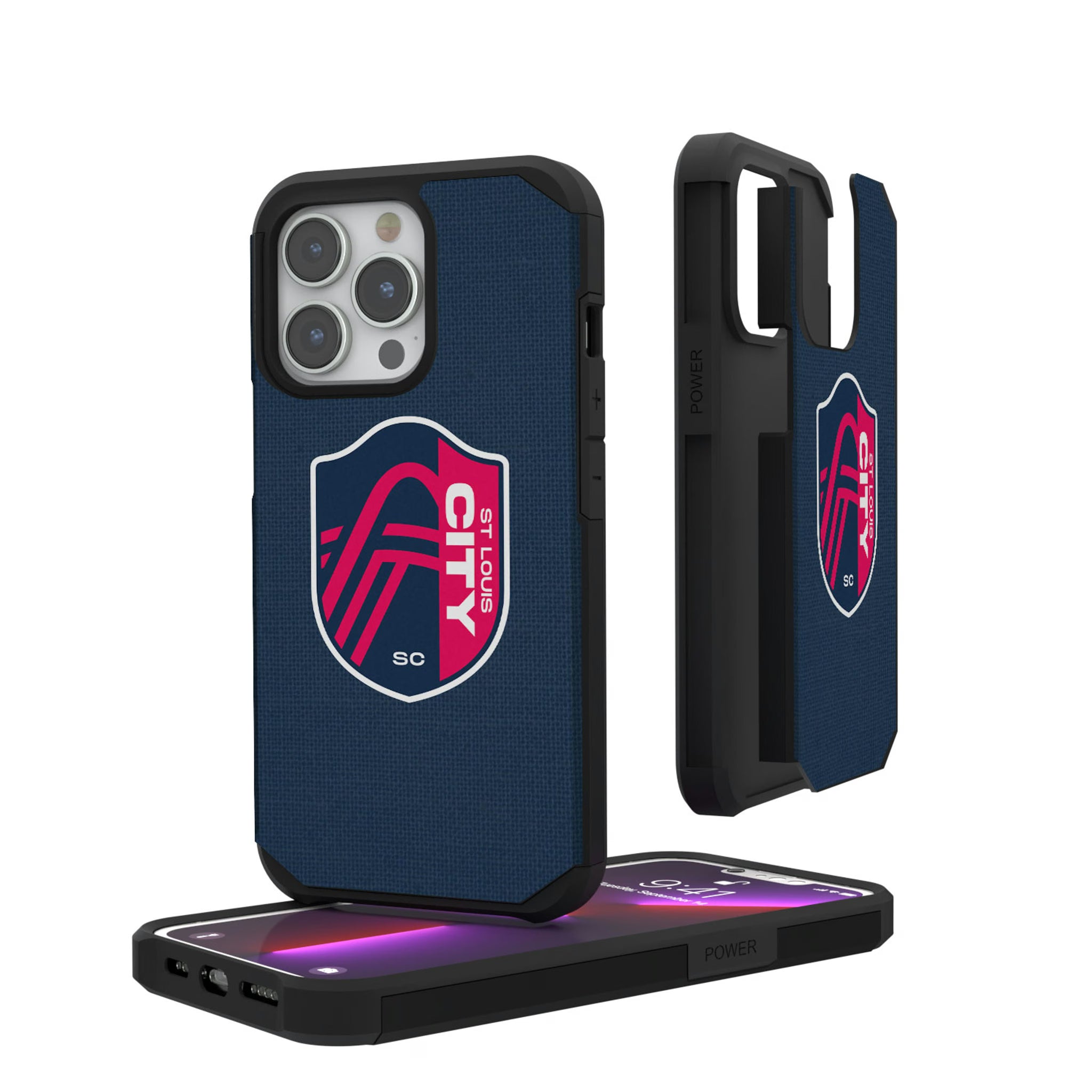 St. Louis CITY SC Solid iPhone Rugged Phone Case for Apple iPhone